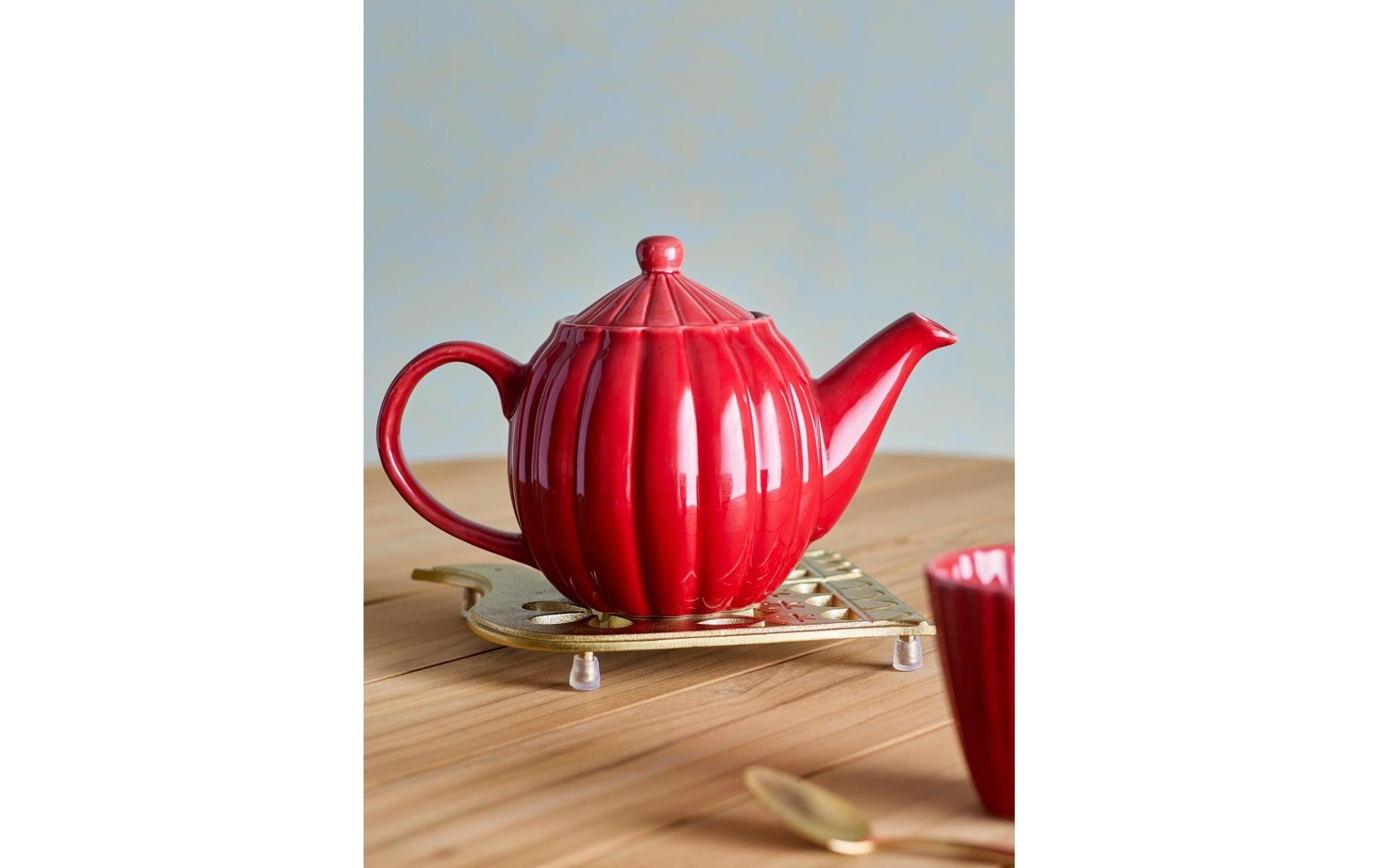 Bloomingville Théière »Latina, 1 l, Steingut« 1 l Holz aus China