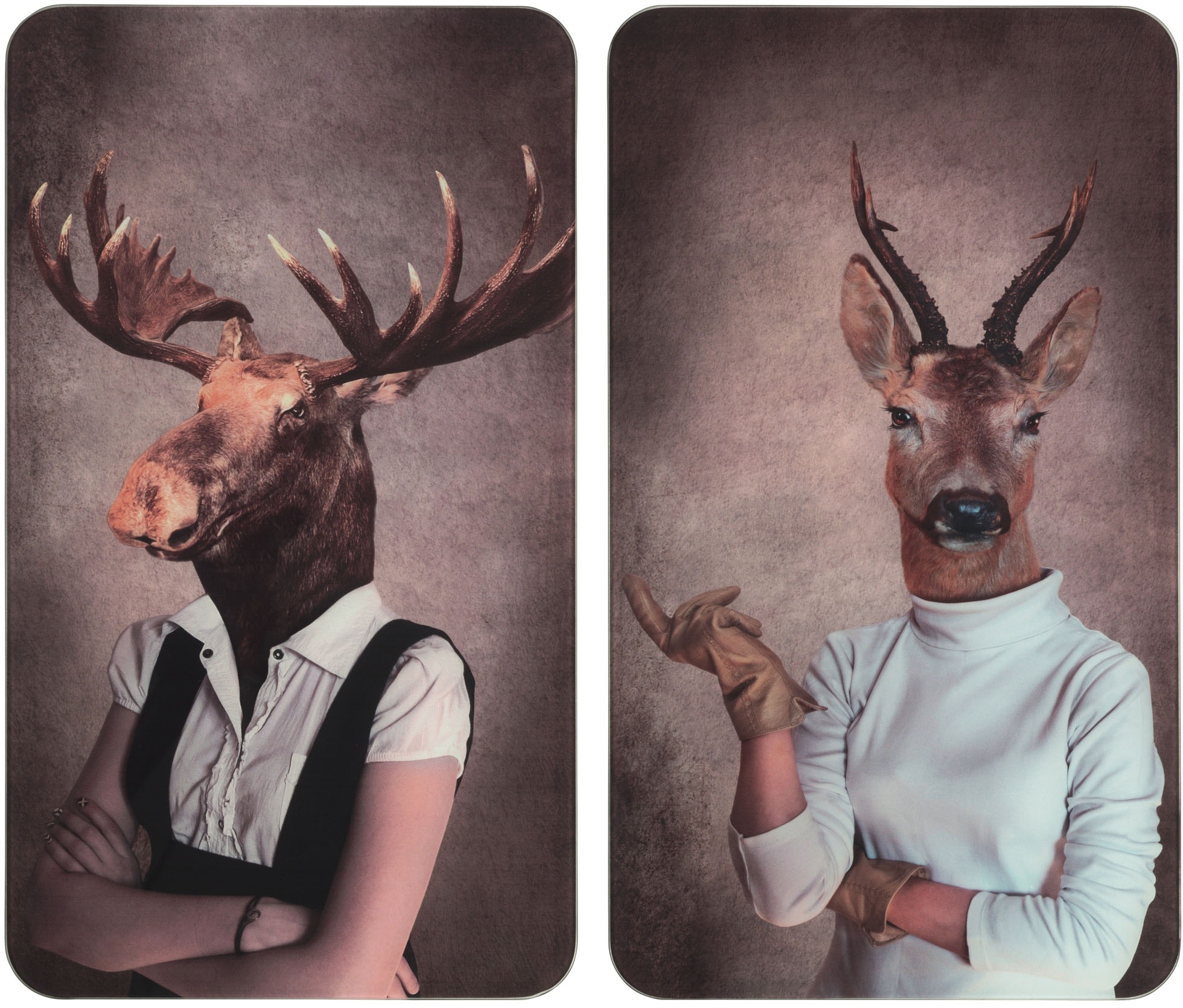 Image of WENKO Herd-Abdeckplatte »Universal Humanisation Female«, (Set, 2 tlg.), für alle Herdarten bei Ackermann Versand Schweiz