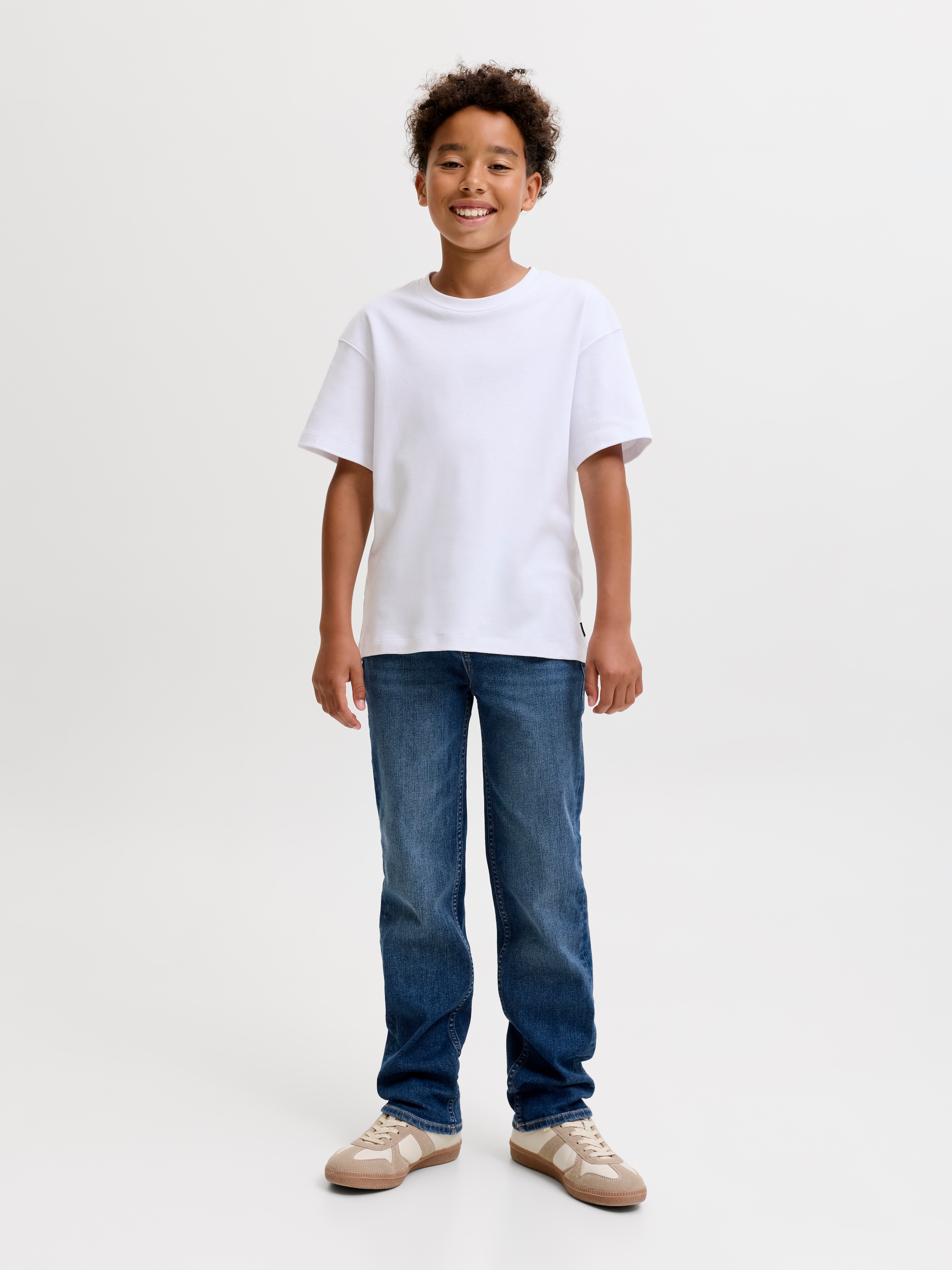 Jack & Jones Junior Regular-fit-Jeans »JJICLARK JJORIGINAL AKM 295 NOOS JNR« Baumwollmischung, regular fit