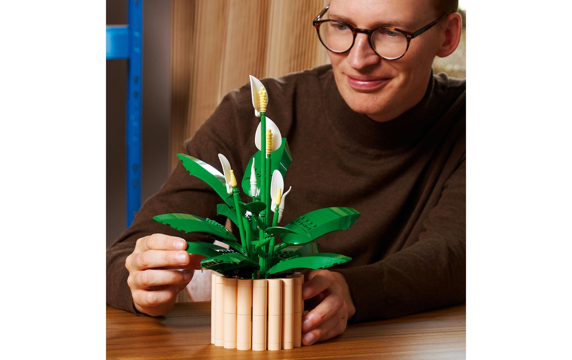 LEGO® Konstruktionsspielsteine »Botanicals Friedenslilie 11504«