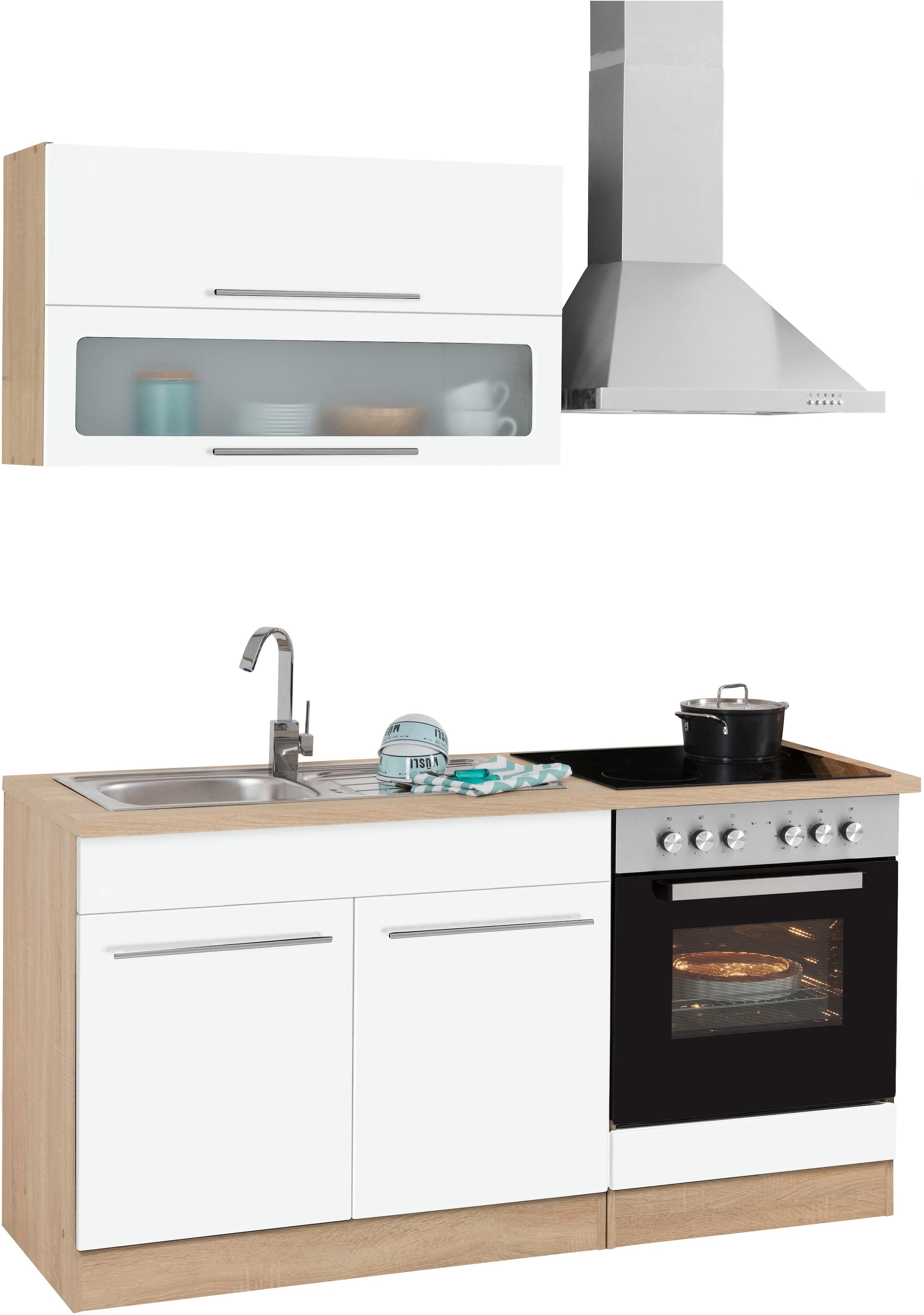 KOCHSTATION Kitchenette »KS-Eton« sans appareils électriques, largeur 160 cm