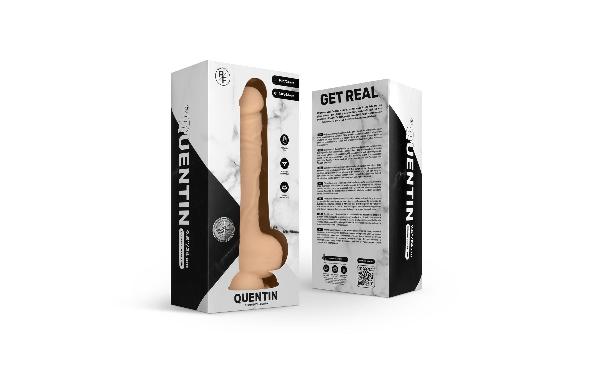 Vibrator »Real Fantasy Quentin realistischer 24 cm Beige«