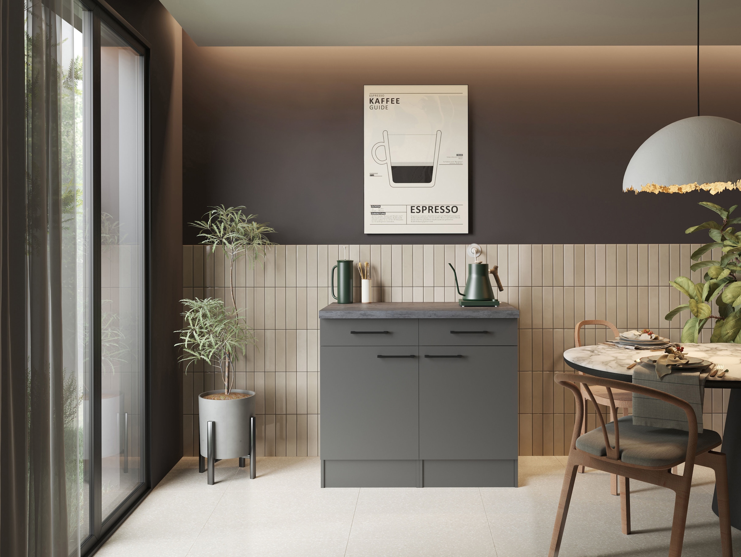 RESPEKTA Sideboard »Oliver« zerlegt, mit Soft Close Funktion, Breite 100 cm