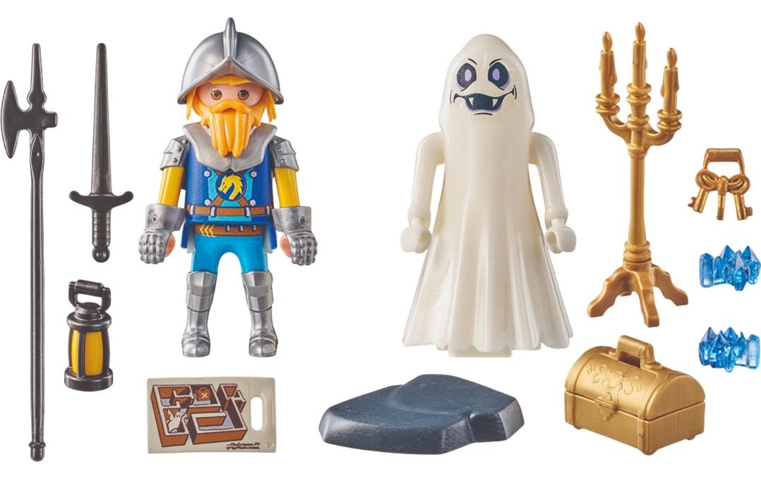 Playmobil® Spielbausteine »Novelmore Schlossgespenst und Ritter 71797«, (18 St.)