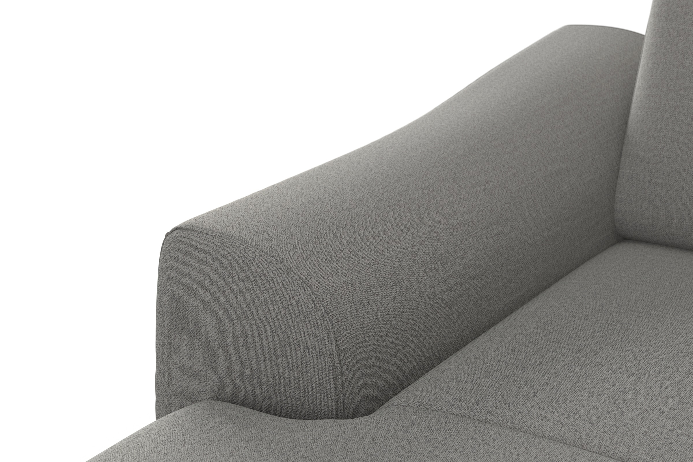 sit&more Wohnlandschaft »Dundee U-Form«, mit Federkern und Massivholzfüssen, wahlweise mit Kopfteilverstellung