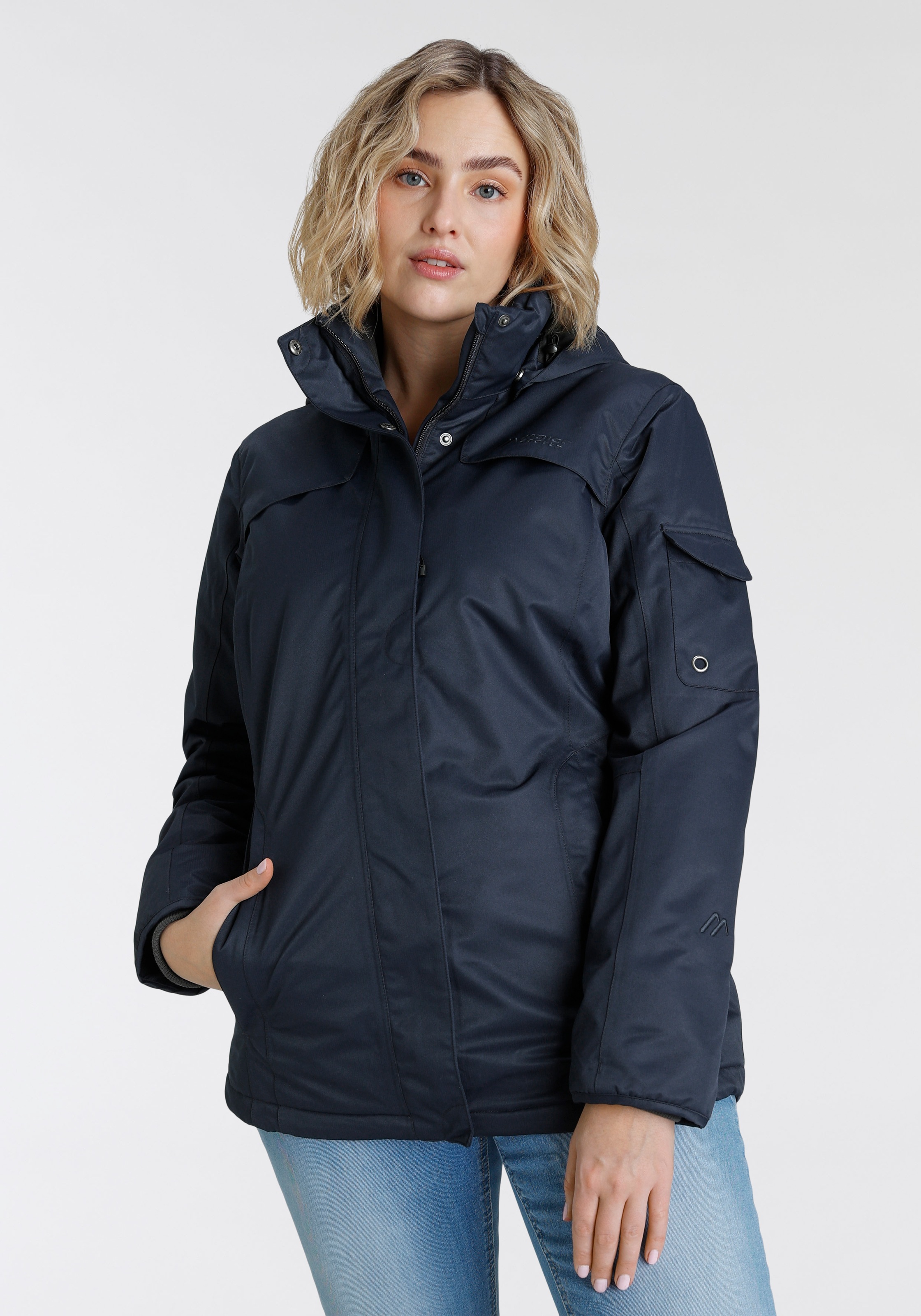 Image of Maier Sports Winterjacke "TAMI" mit Kapuze mit verdecktem Reissverschluss, wasserdicht, winddicht, atmungsaktiv