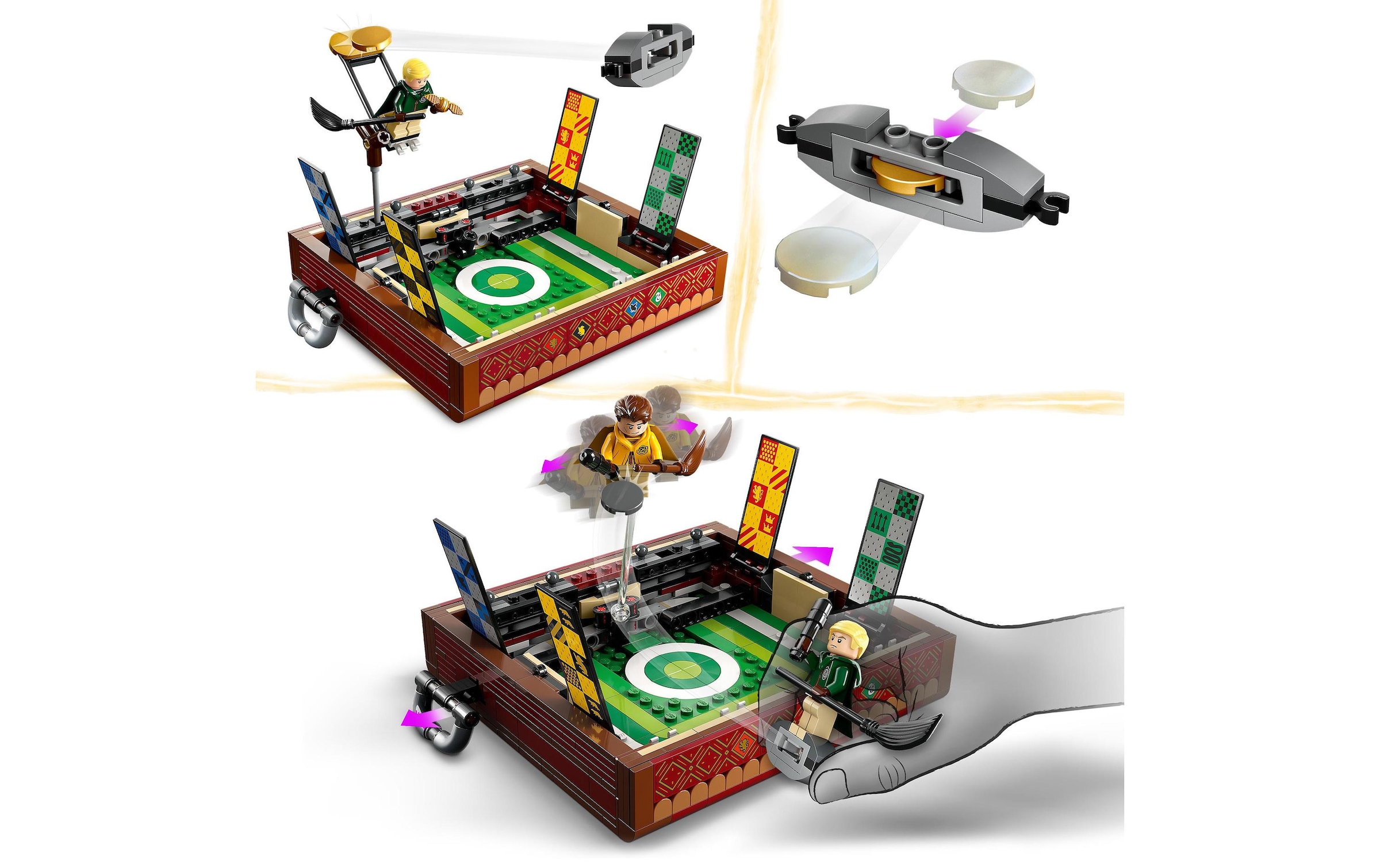 LEGO® Spielbausteine »Harry Potter Quidditch Koffer«, (599 St.)