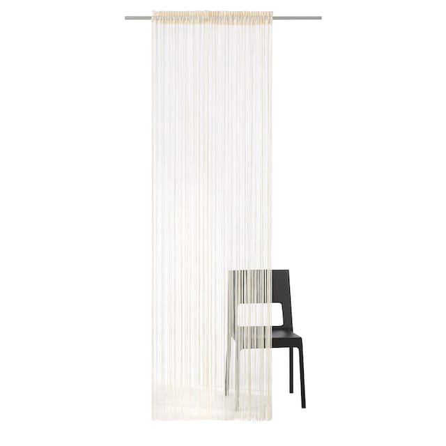 my home Fadenvorhang »Fao-Uni«, (1 St.), Kräuselband, multifunktional,  transparent, Polyester, pflegeleicht günstig kaufen
