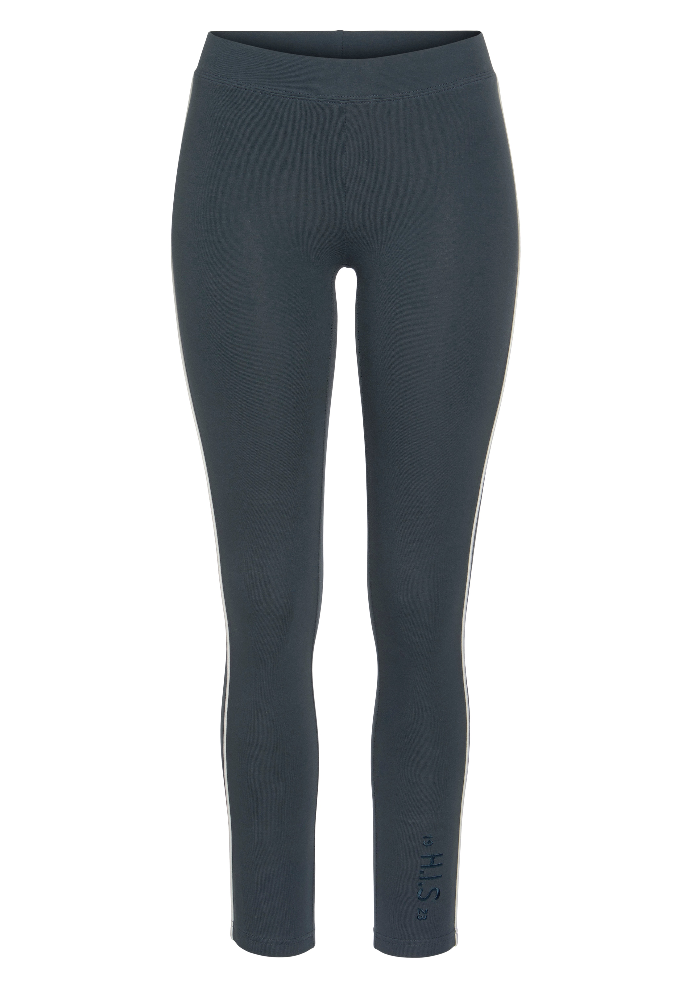 H.I.S Leggings, mit weisser Kontrastpaspel