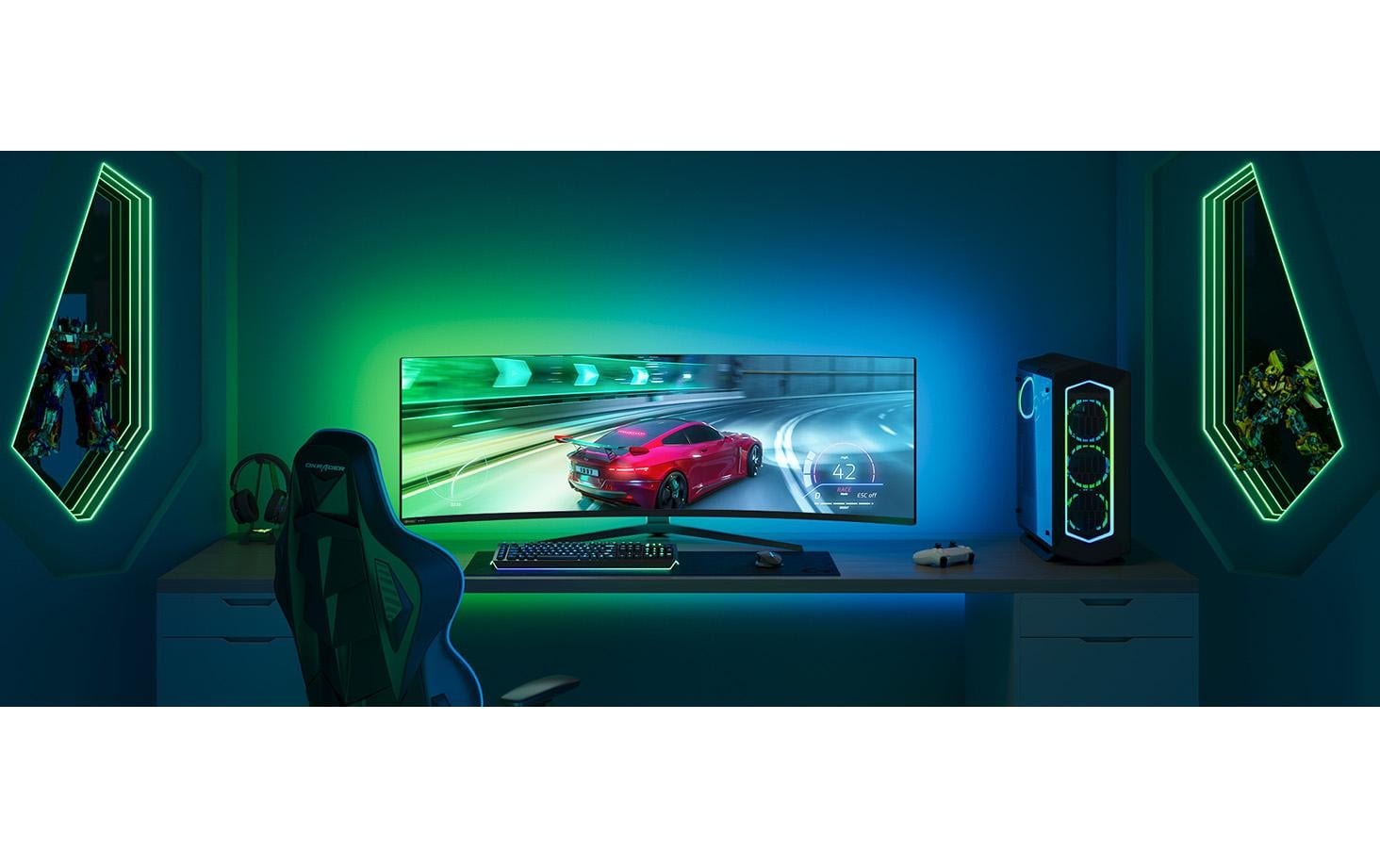 Govee LED-Streifen »Gaming G1, Wi-Fi + Bluetooth, RGBIC, 24-26«