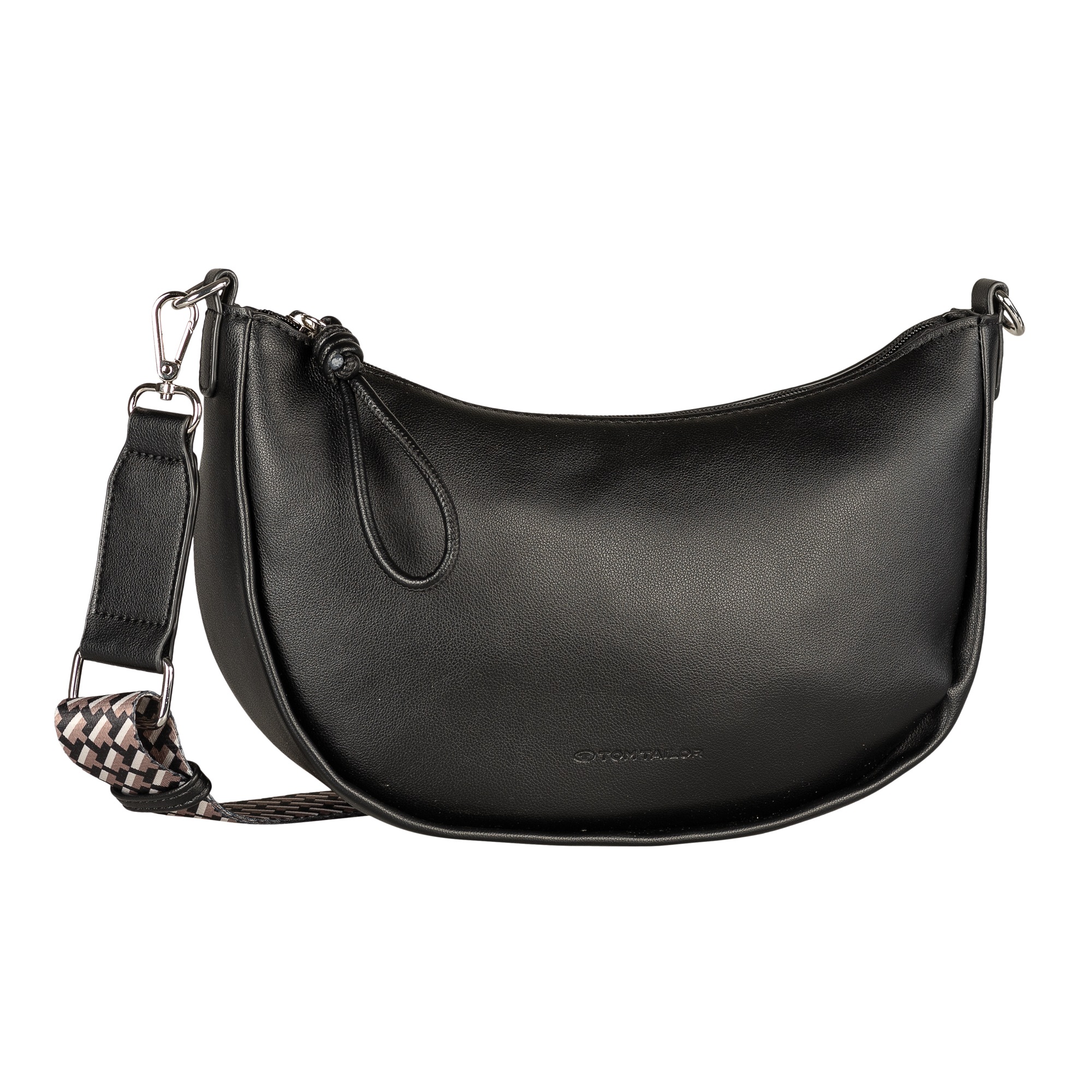 Image of TOM TAILOR Handtasche "Tatiana" fein gewebter dreifarbiger Gurtband mit harmonischem „T“´Logodruck