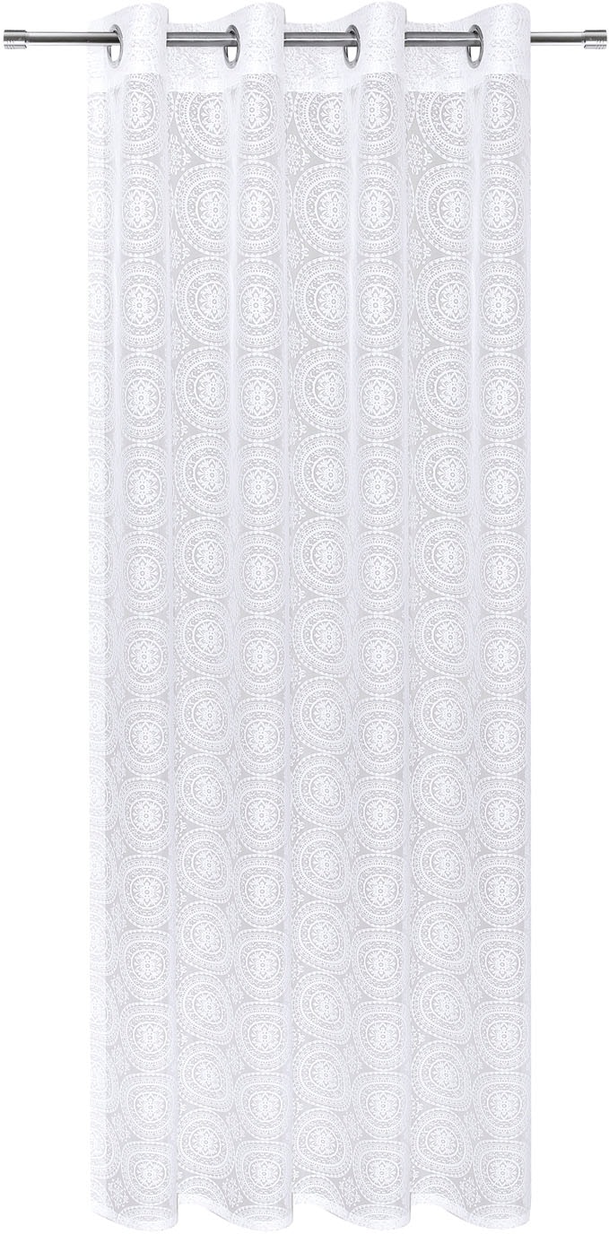 Gerster Rideau »Debby« Œillet 1 cuis tlg. Ausbrenner Ösenschal "Debby" mit Ornamenten