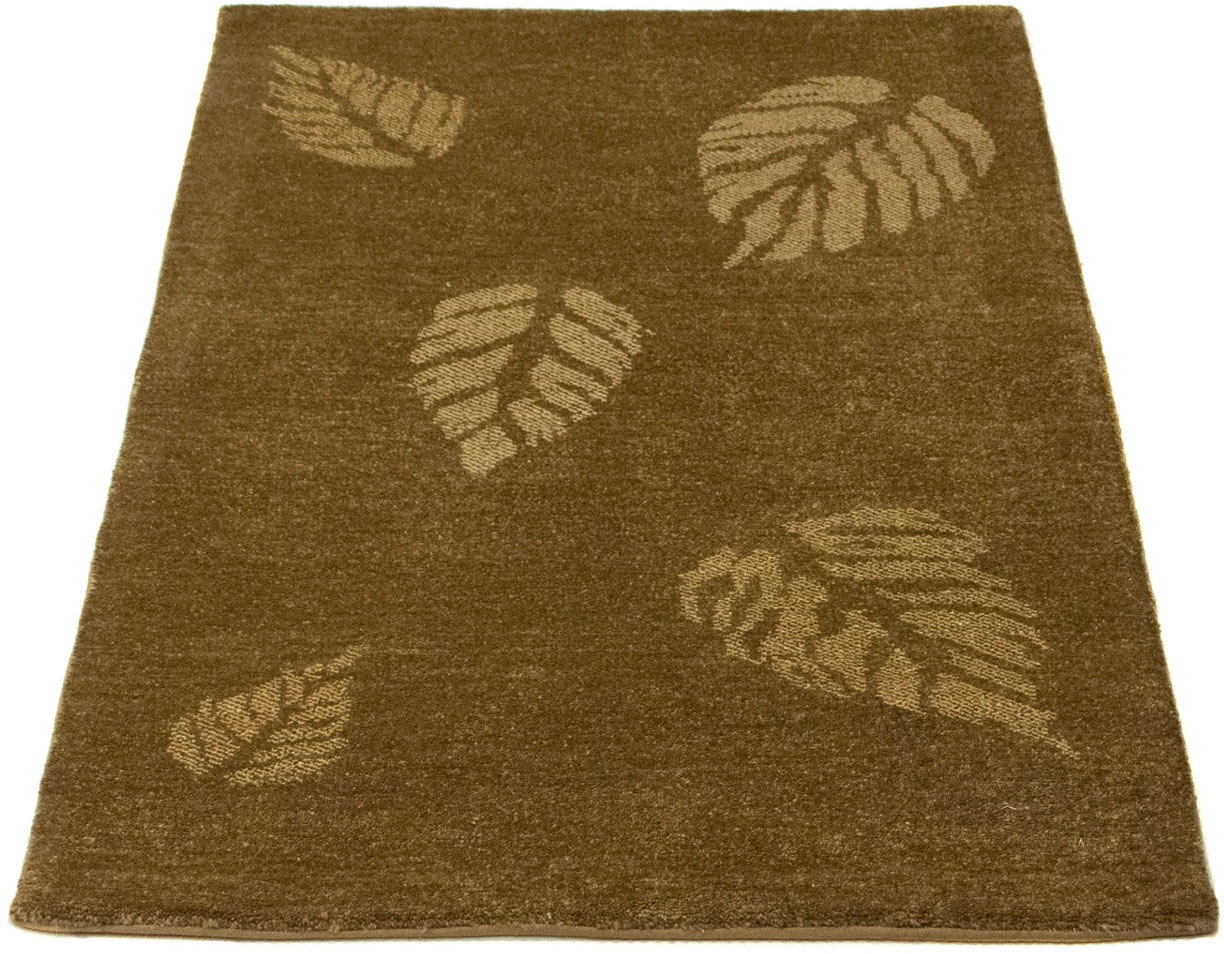 Image of morgenland Orientteppich »Ziegler - 93 x 64 cm - olivgrün«, rechteckig, 6 mm Höhe, Wohnzimmer, Handgeknüpft, Einzelstück mit Zertifikat bei Ackermann Versand Schweiz