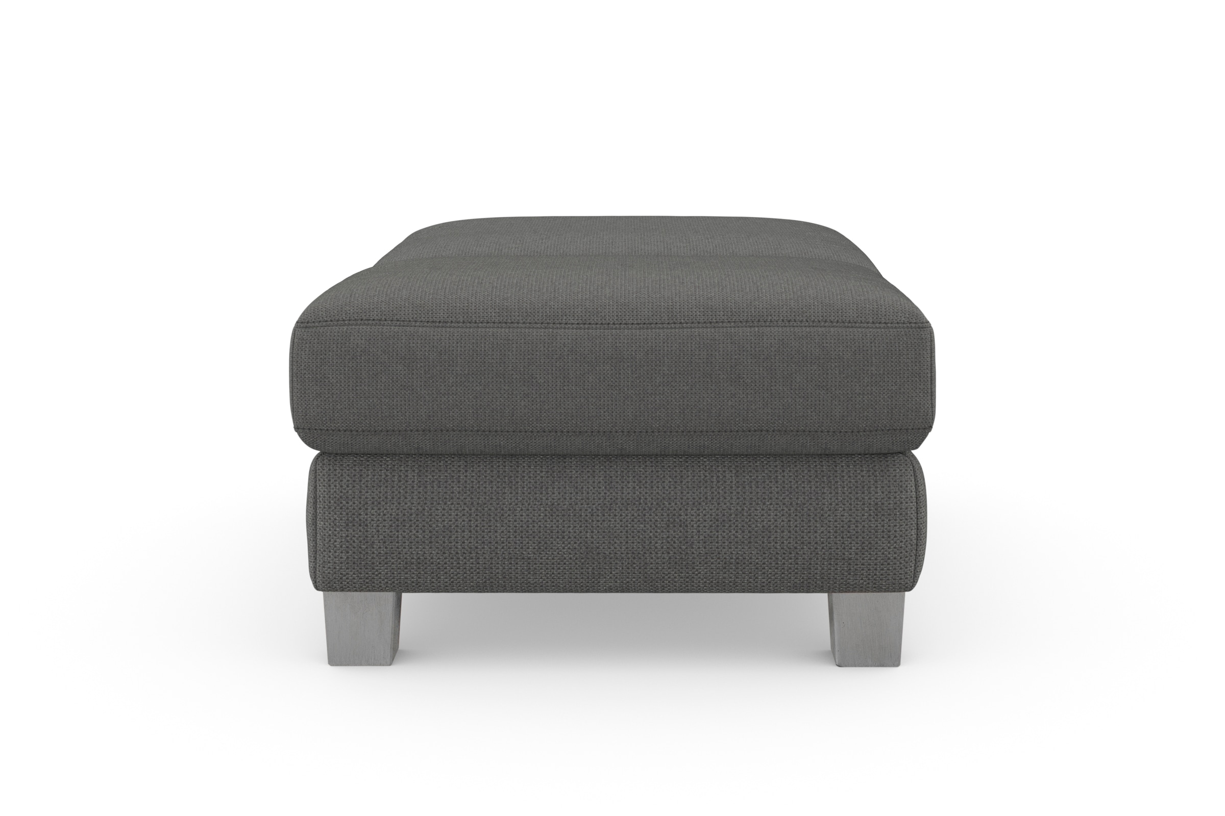 sit&more Polsterhocker »Dundee«, mit Klappfunktion, Federkern und hochwertigen Edelstahlfüssen