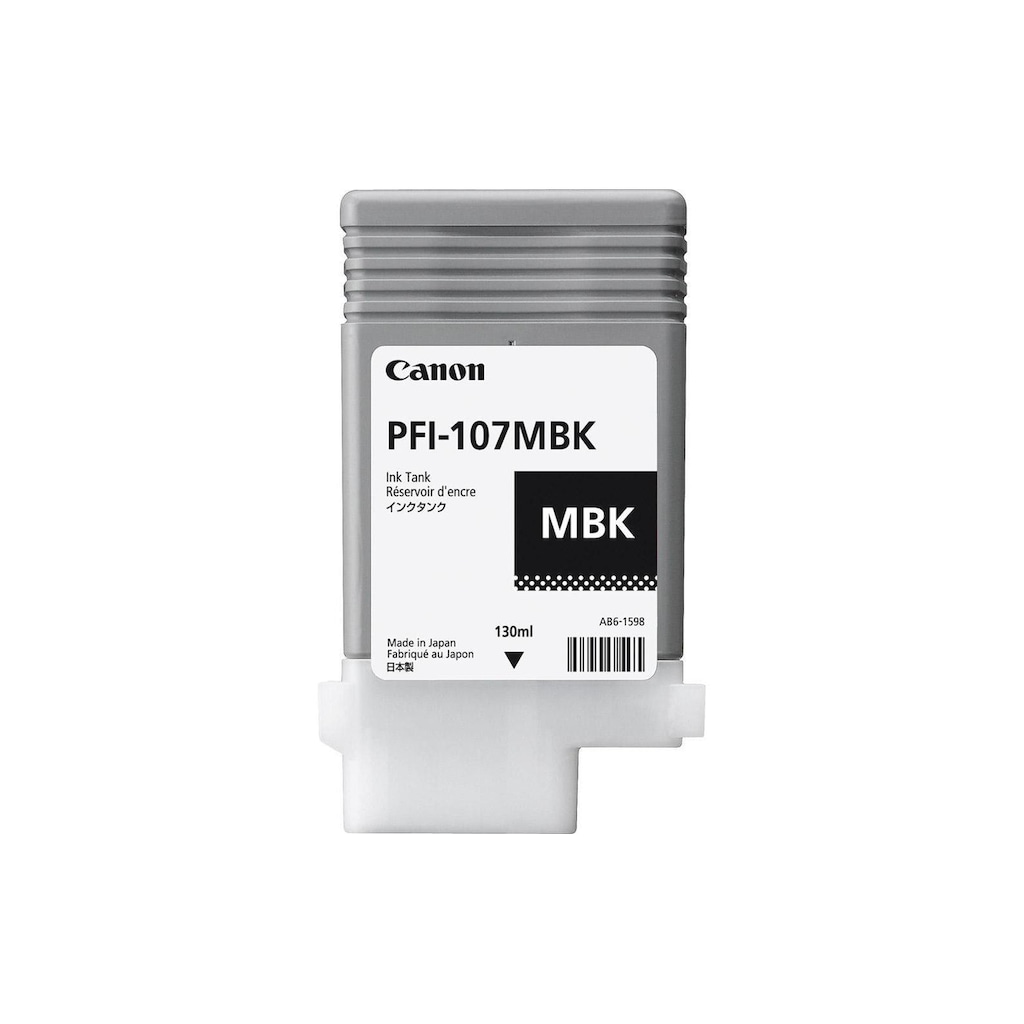 Canon Tintenpatrone »PFI-107MBK Matte Black«, (1 St.)