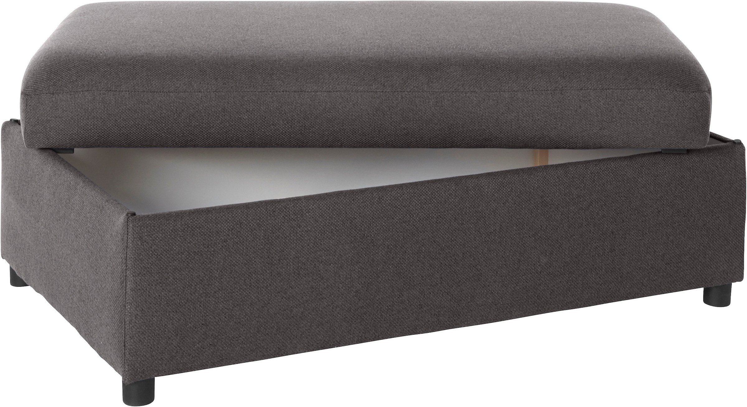 exxpo - sofa fashion Tabouret »Kyoto Bankhocker mit Staufach unter der Sitzfläche«