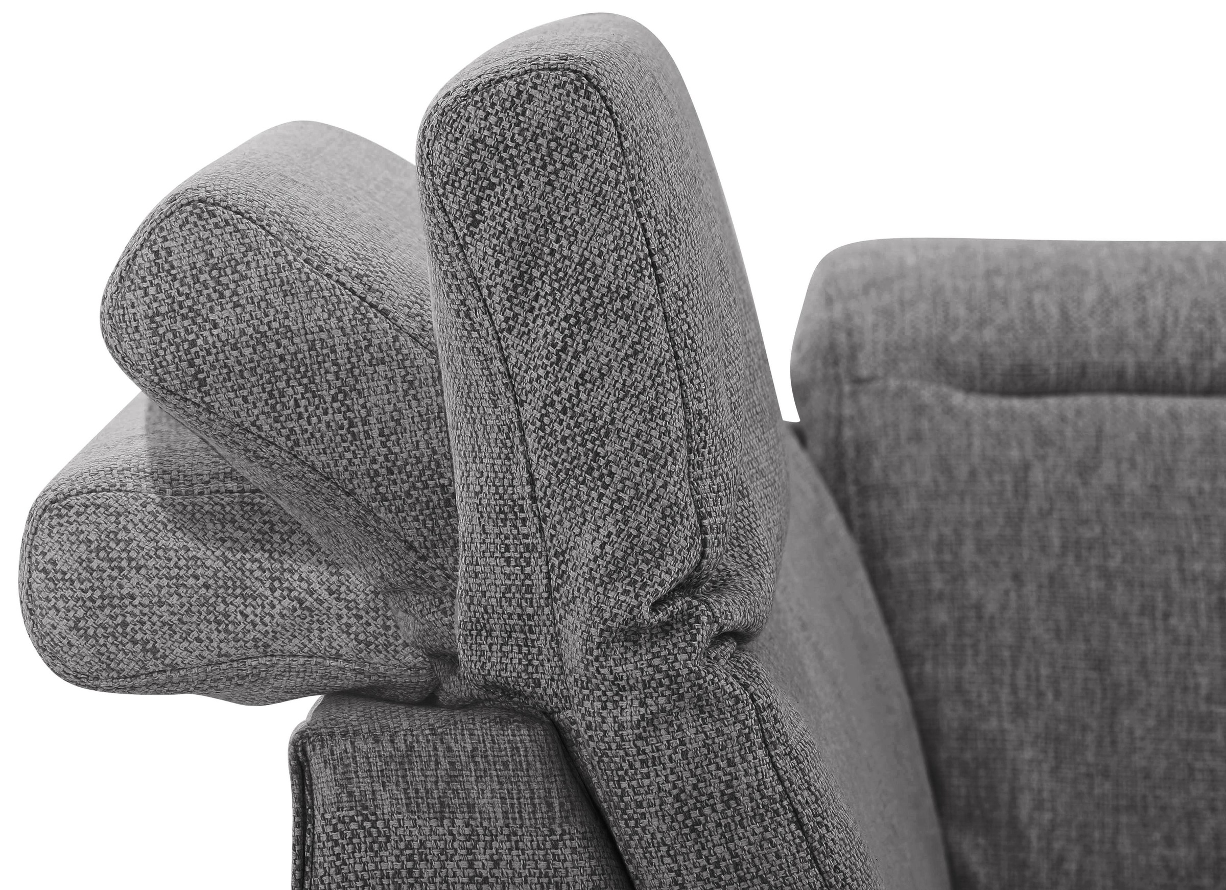 Home affaire Ecksofa »Solvei L-Form«, wahlweise auch mit Kopfteilverstellung und Bettfunktion, Federkern