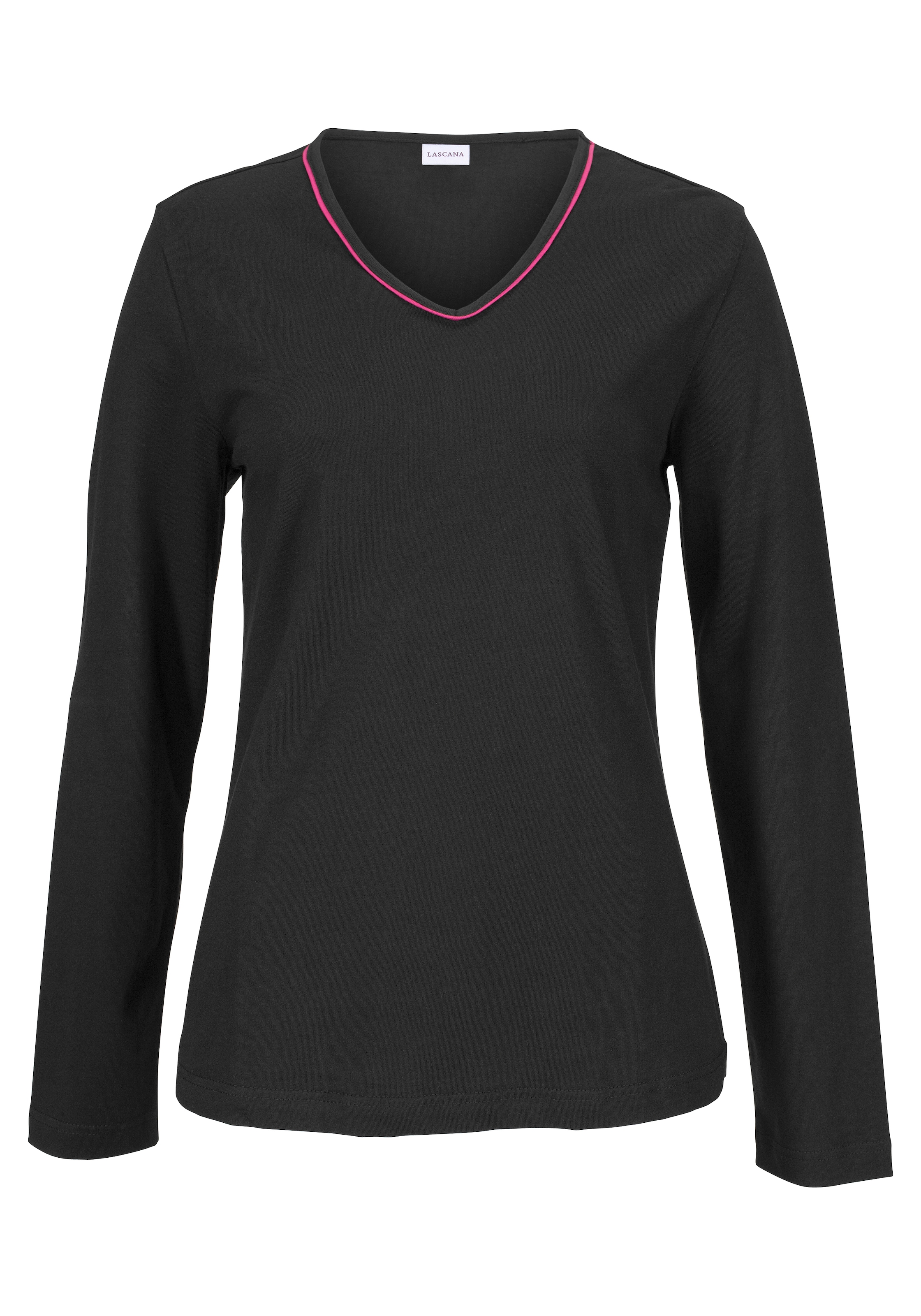 LASCANA Pyjama 2 cuis tlg., mit kuscheliger Flanellhose