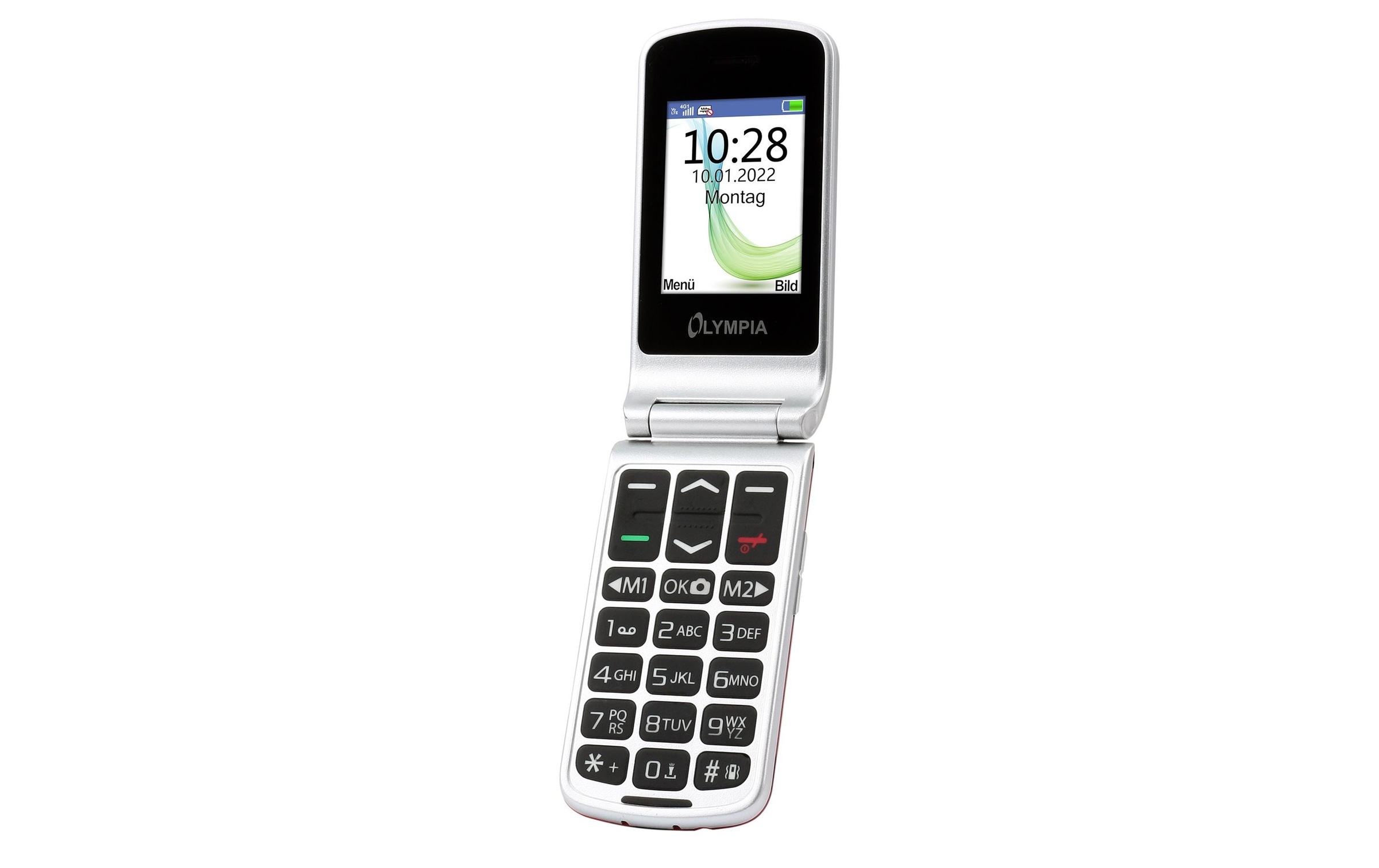 Image of Olympia Klapphandy »Style Duo 4G Rot«, (6,07 cm/2,4 Zoll, 128 GB Speicherplatz, 0.3 MP Kamera) bei Ackermann Versand Schweiz