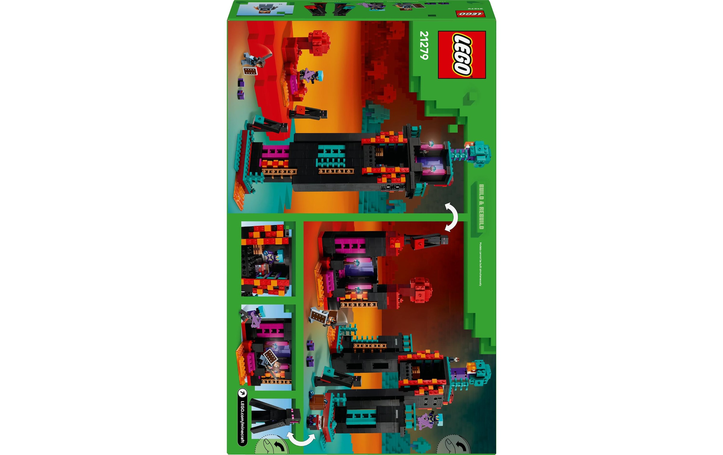 LEGO® Spielbausteine »Minecraft Der Enderman-Turm 21279«