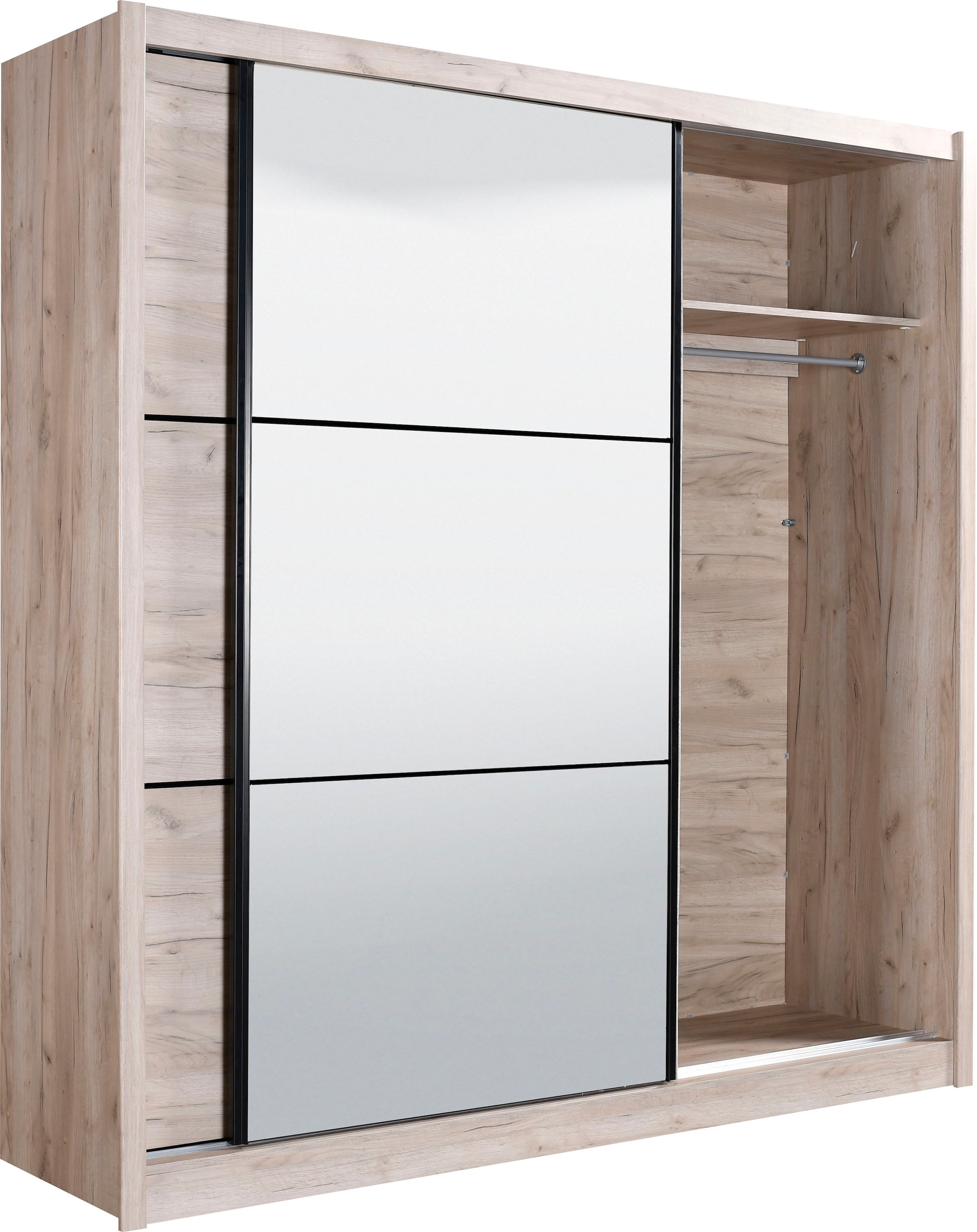 INOSIGN Schwebetürenschrank »Navara«, mit Spiegel und zusätzlichen  Einlegeböden versandkostenfrei auf | Schwebetürenschränke
