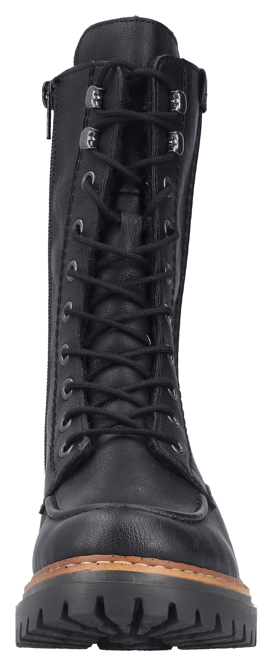 Rieker Bottes d'hiver  , talon bloc, bottine à lacets, boots à lacets avec doublure chaude