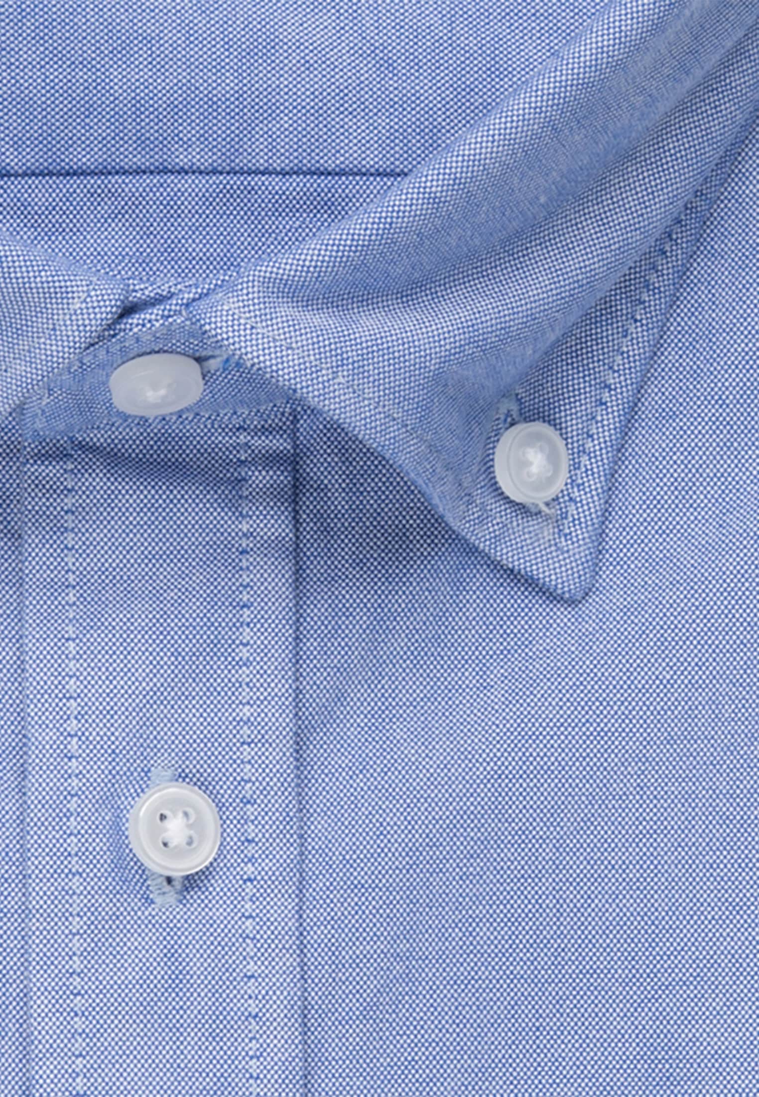 seidensticker Businesshemd »Regular« Regular Langarm Button-Down-Kragen Uni