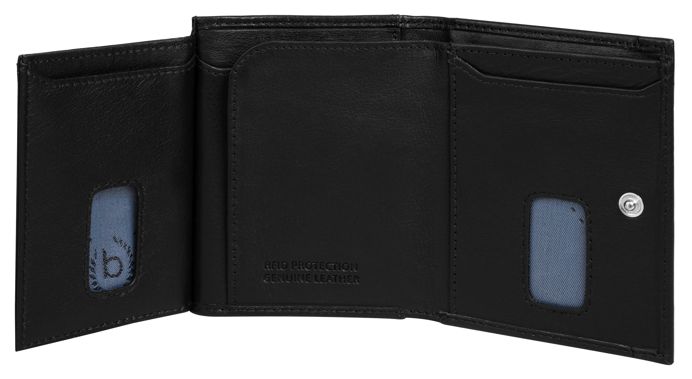 bugatti Geldbörse »BUGATTI Herren, Damen SECURE SLIM echt Leder« echt Leder