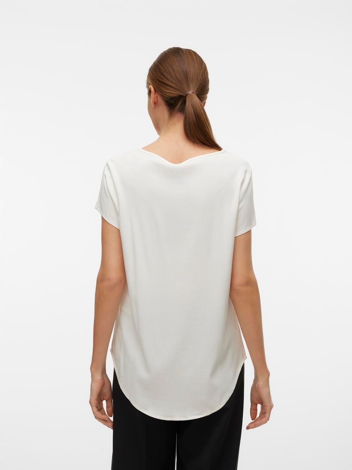 Vero Moda Blusenshirt »VMBELLA SS TOP WVN GA NOOS«