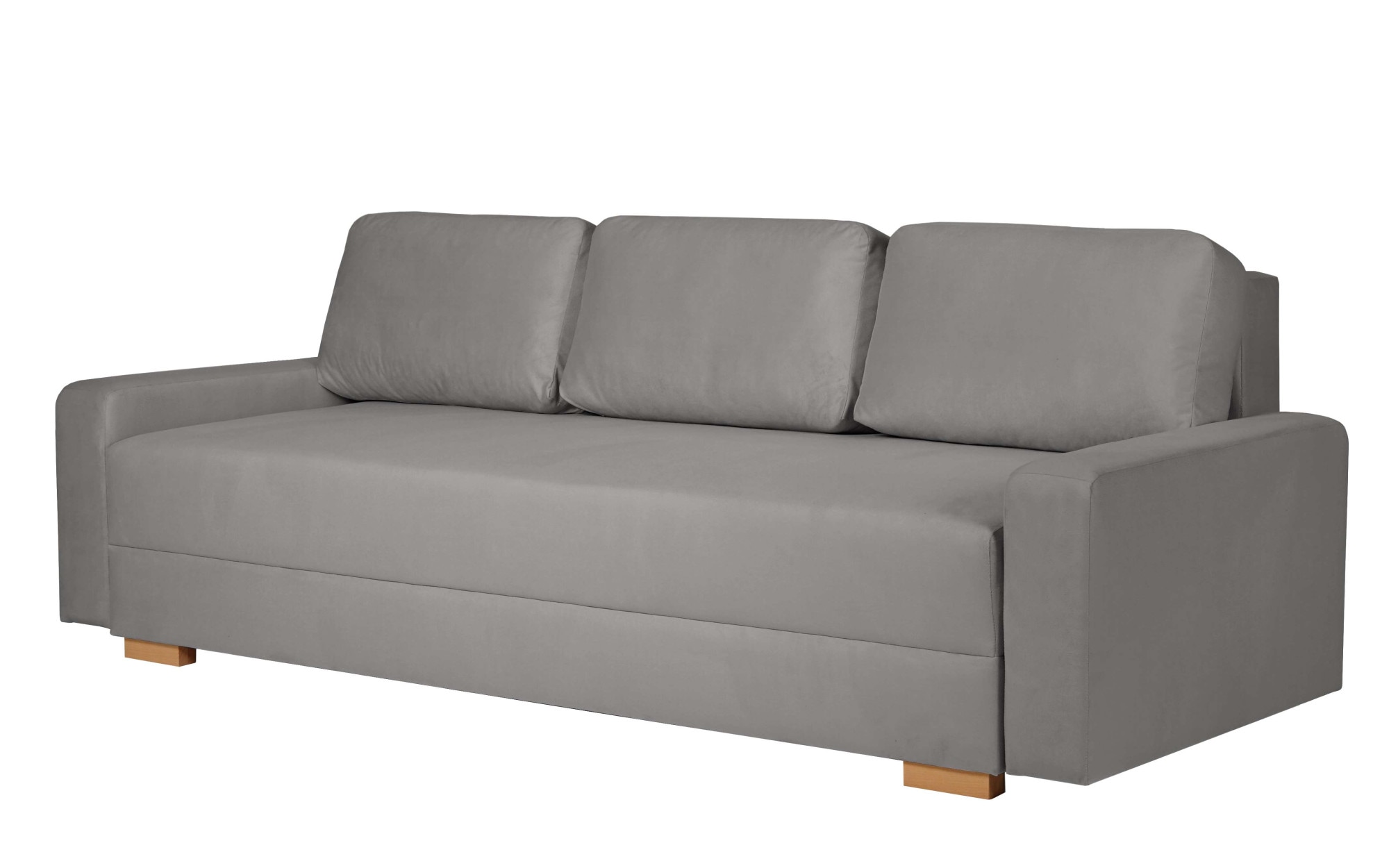 INOSIGN 3-places »SHERIDIAN Schlafsofa mit Bettkasten, in Feincord & Velvet« mit Wellenunterfederung, moderne Bezüge, B/H/T 225/94/80