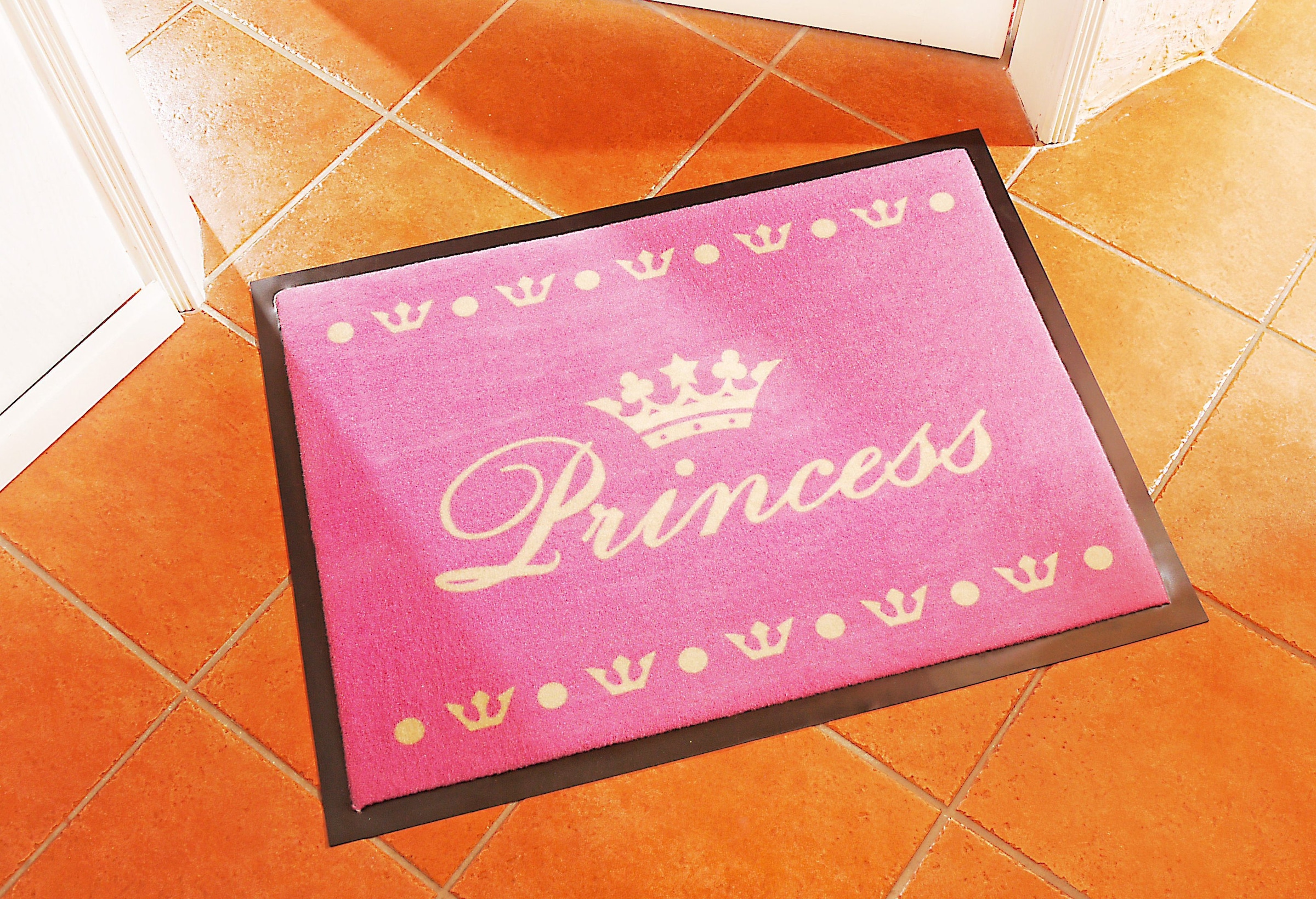 HANSE Home Fussmatte »Princess«, rechteckig, Prinzessin Rutschhemmend, Schrift, bequem Pflegeleicht, Robust, mit kaufen Spruch