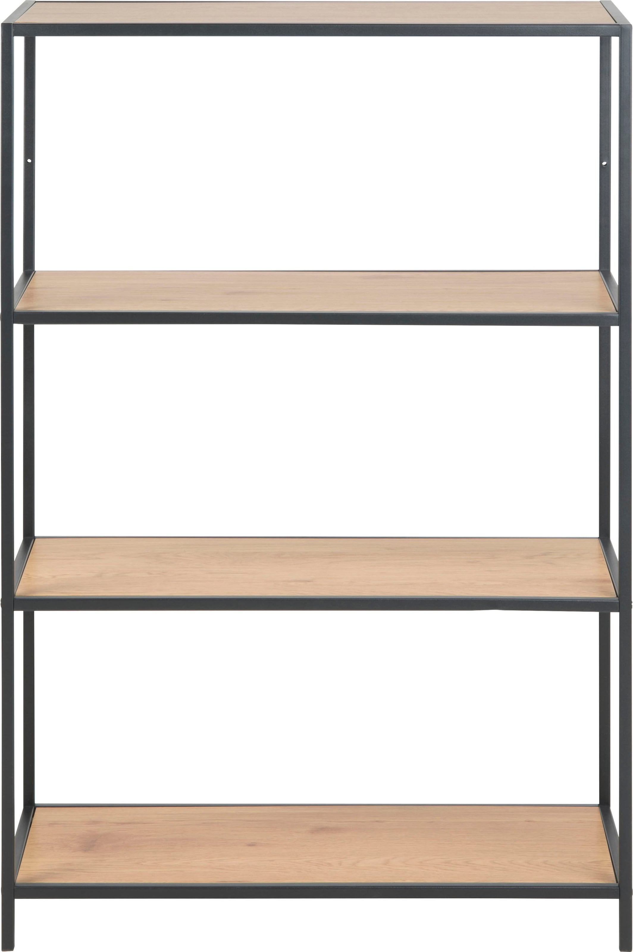 Image of ACTONA GROUP Bücherregal Metallgestell im Industrie-Look, 3 Einlegeböden, weitere Variationen