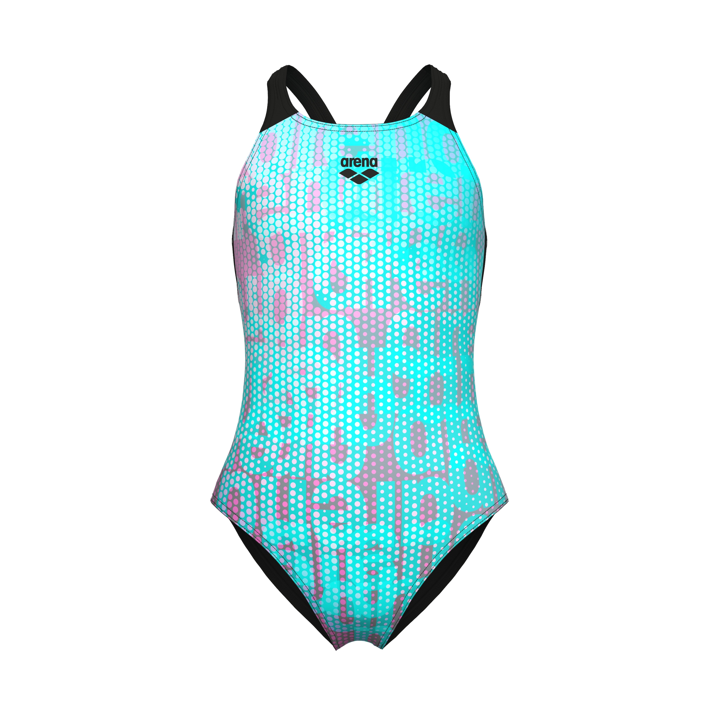Arena Maillot de bain »G ARENA MULTI COLOURS SWIMSUIT V BACK für Mädchen« für intensives Schwimmtraining, sportlicher Stil