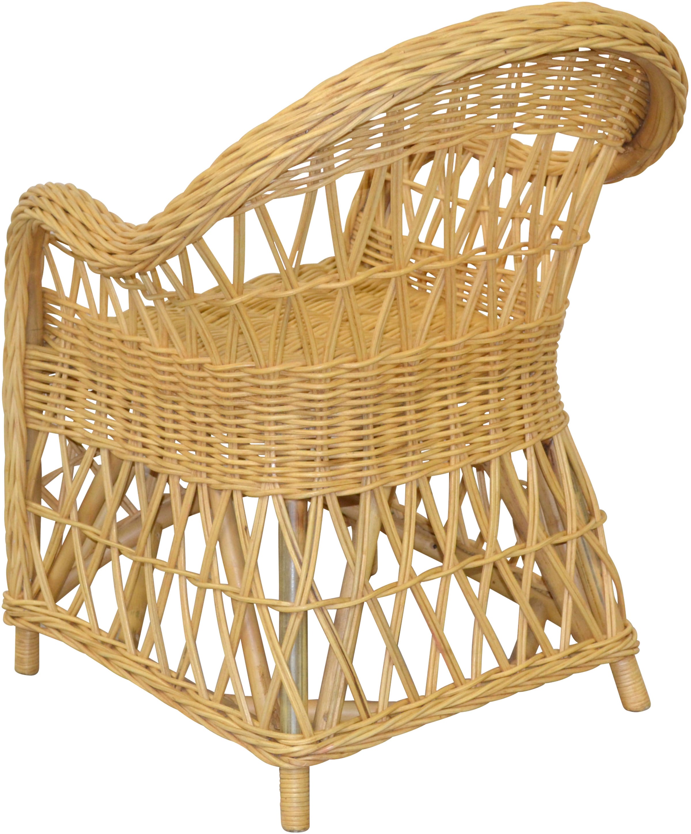 HOFMANN LIVING AND MORE Fauteuil de relaxation tressé à la main
