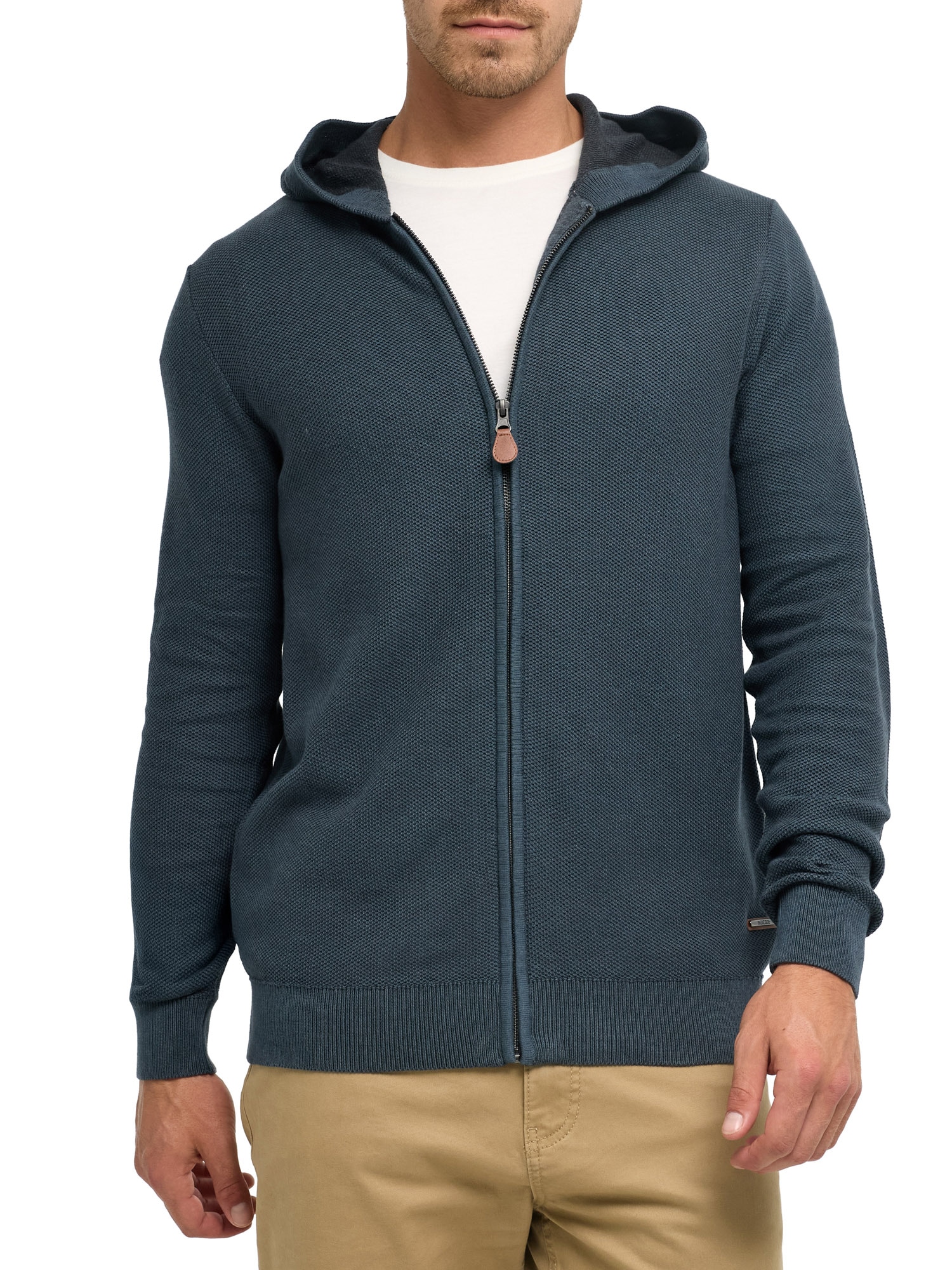 Indicode Cardigan à capuche »INJexmon hoodie« coton, coupe régulière