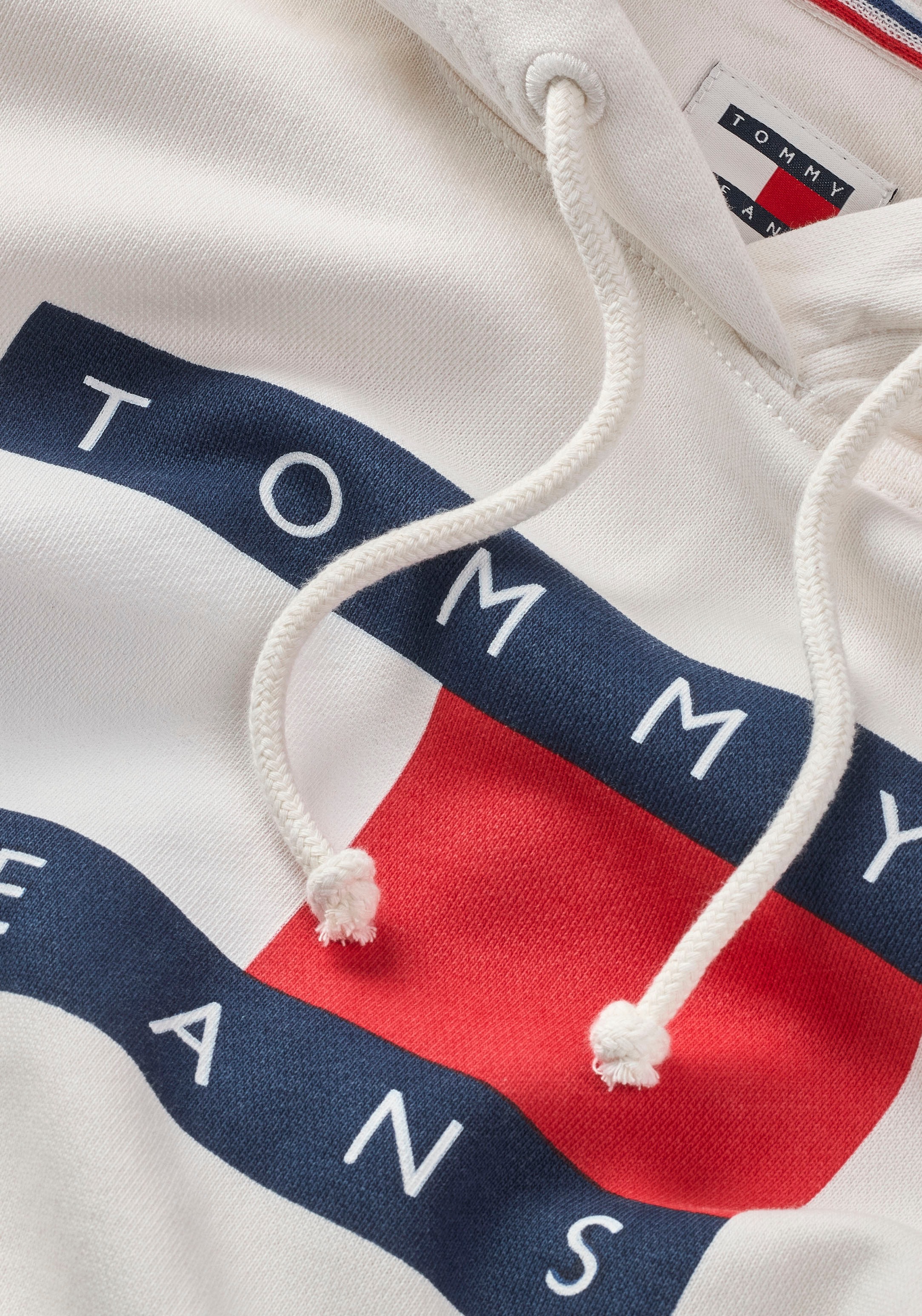 Tommy Jeans Kapuzensweatshirt »TJW REG TOMMY FLAG HOODIE EXT«, mit Kapuze, Tommy Jeans Logo-Flag