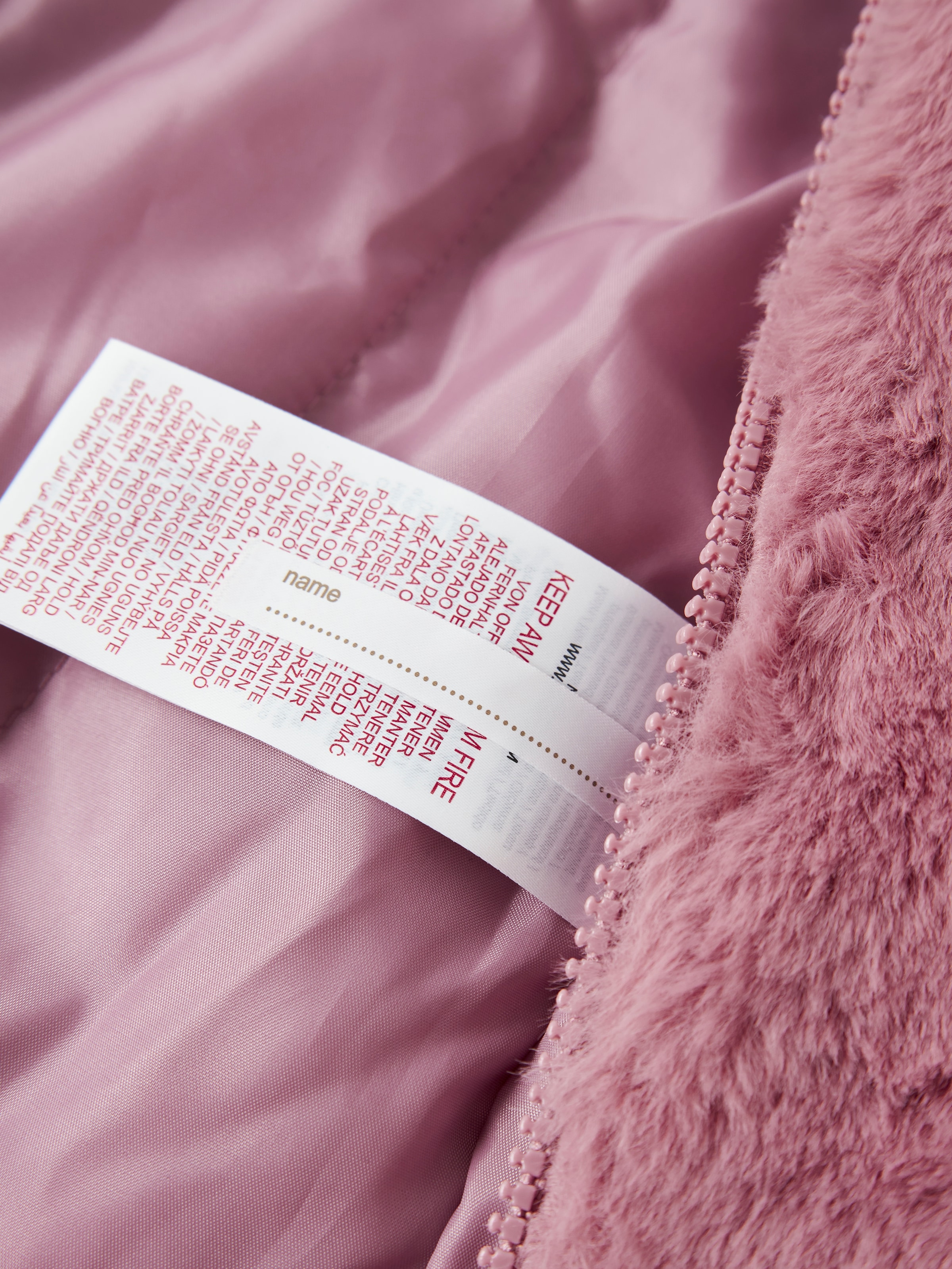 Name It Fleecejacke »NMFMILA JACKET W HOOD PB«, mit Kapuze
