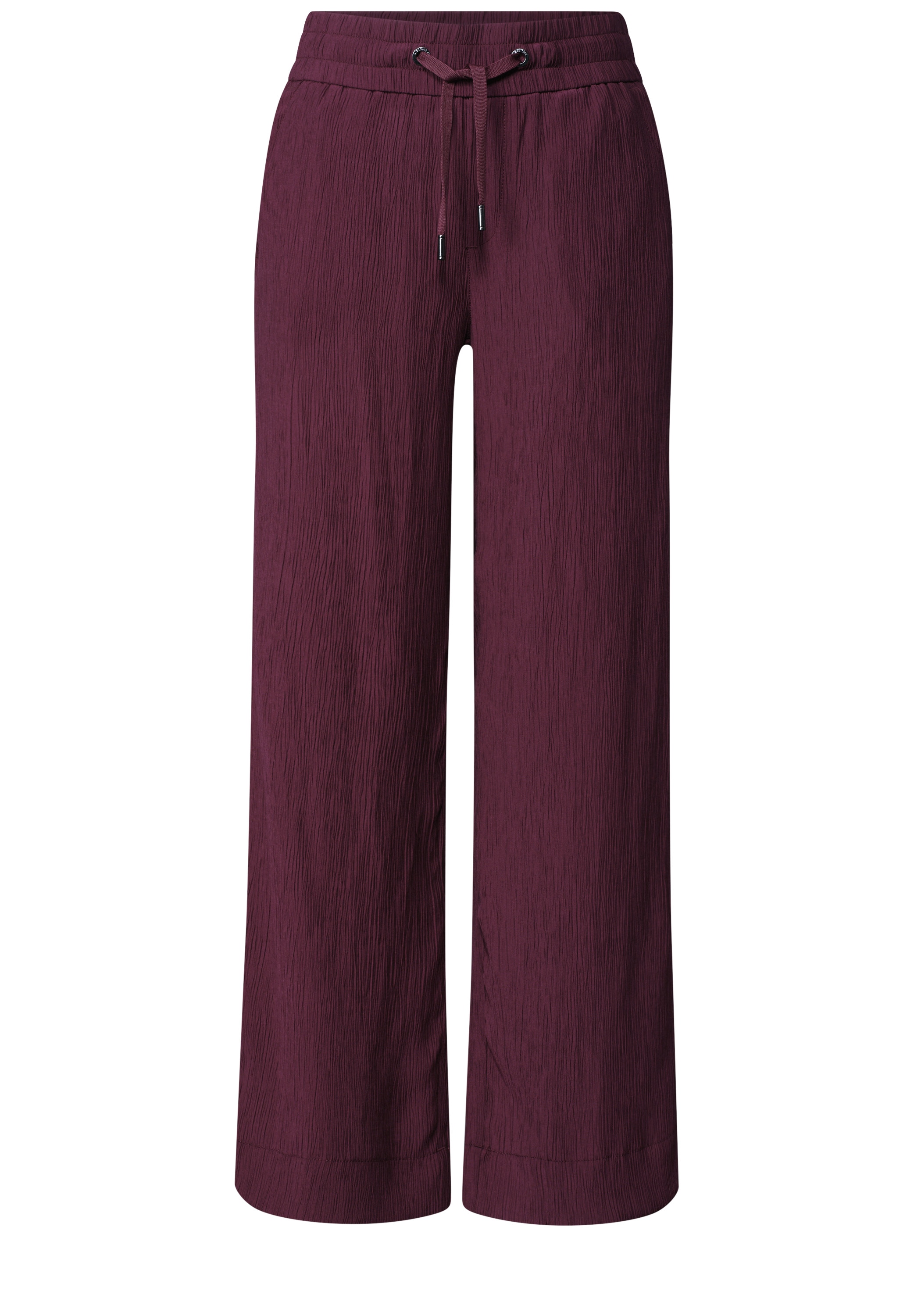 STREET ONE Pantalon 7/8 »Style Emee«  mélange viscose agréable avec structure fine