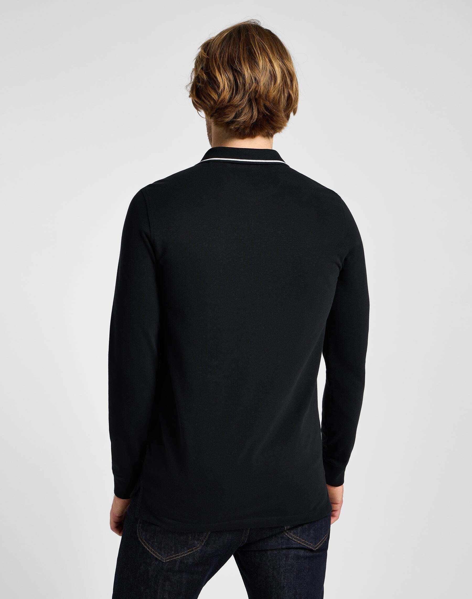 Lee® Langarm-Poloshirt »Lee Poloshirt Pique«