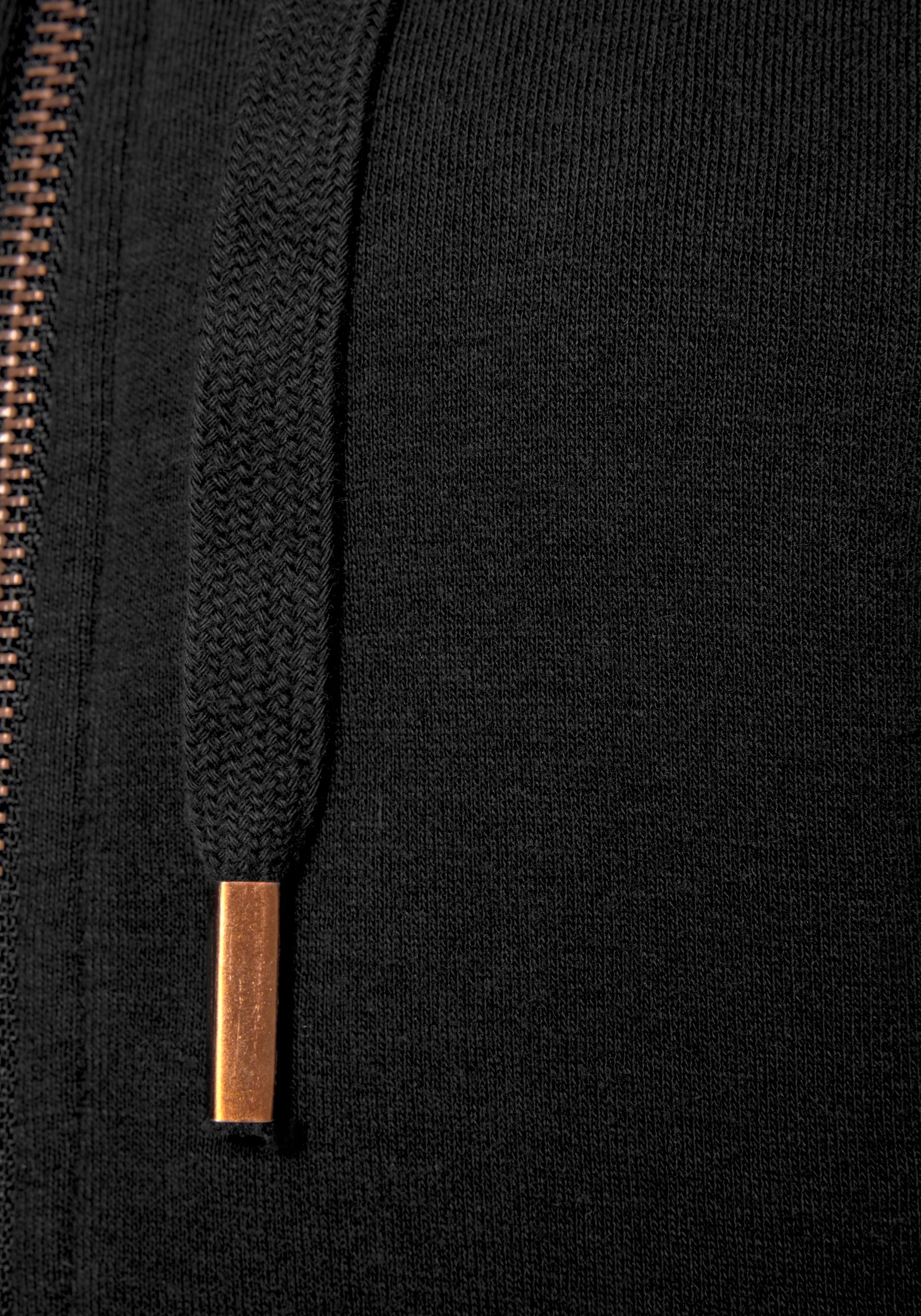 Bench. Loungewear Sweatjacke, mit Taschen und Zipper, Loungeanzug im %SALE!