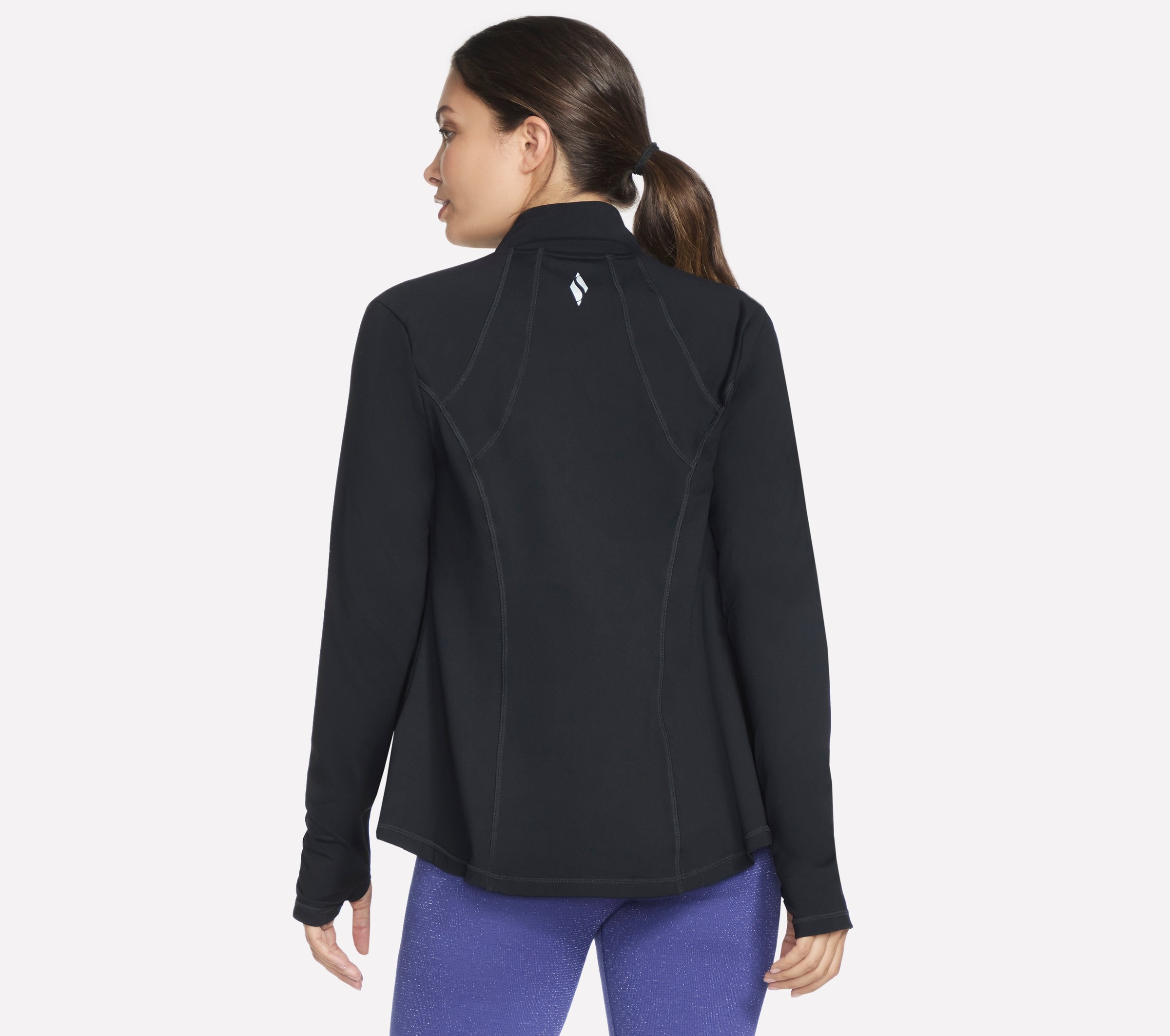 Skechers Veste d'entraînement »BOLD BLACK« en nylon et élasthanne, disponible des tailles XS à XXXL