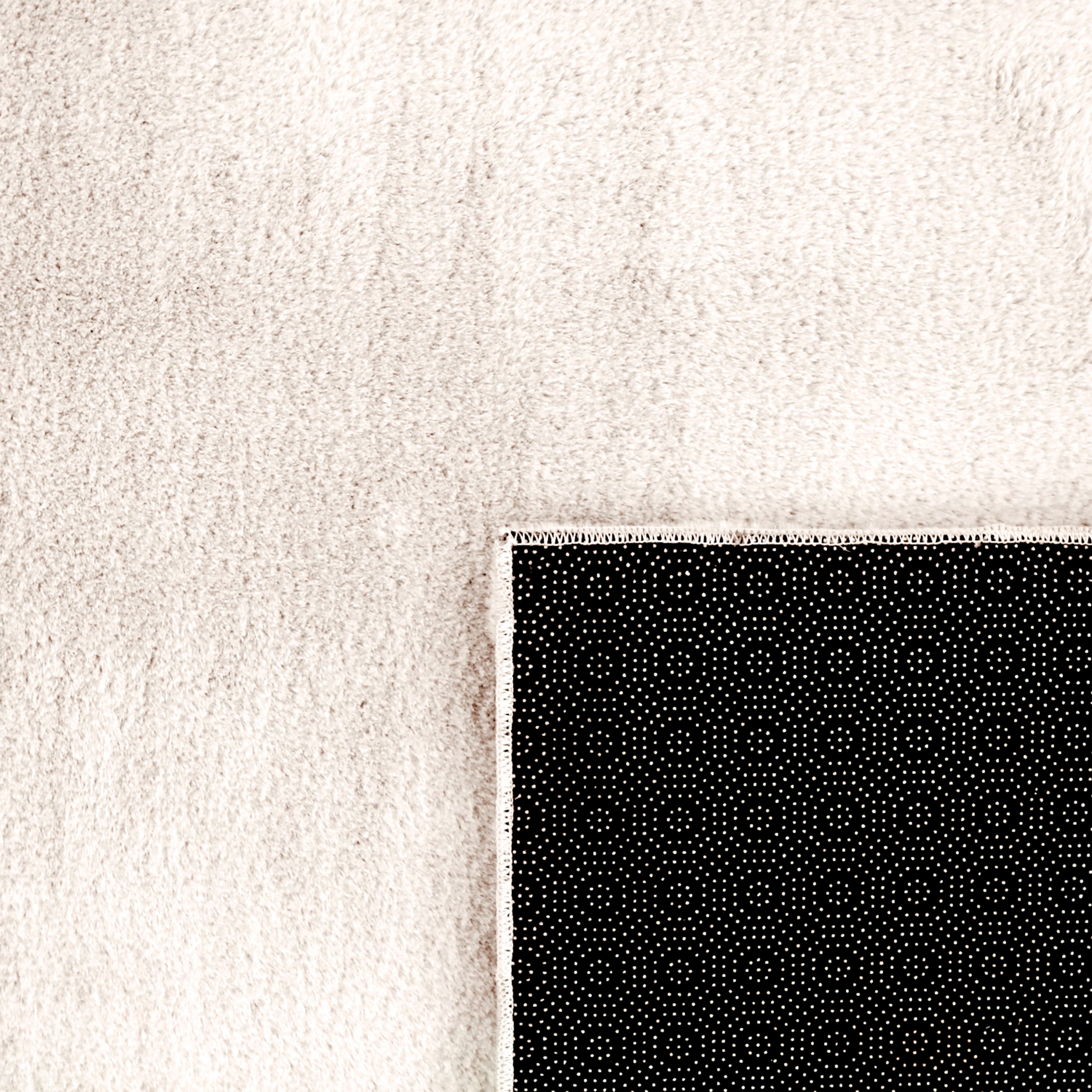 my home Teppich »Andeer« rechteckig 14 mm Höhe Kurzflor, Uni Farben, weich & kuschelig, waschbar, Wohnzimmer