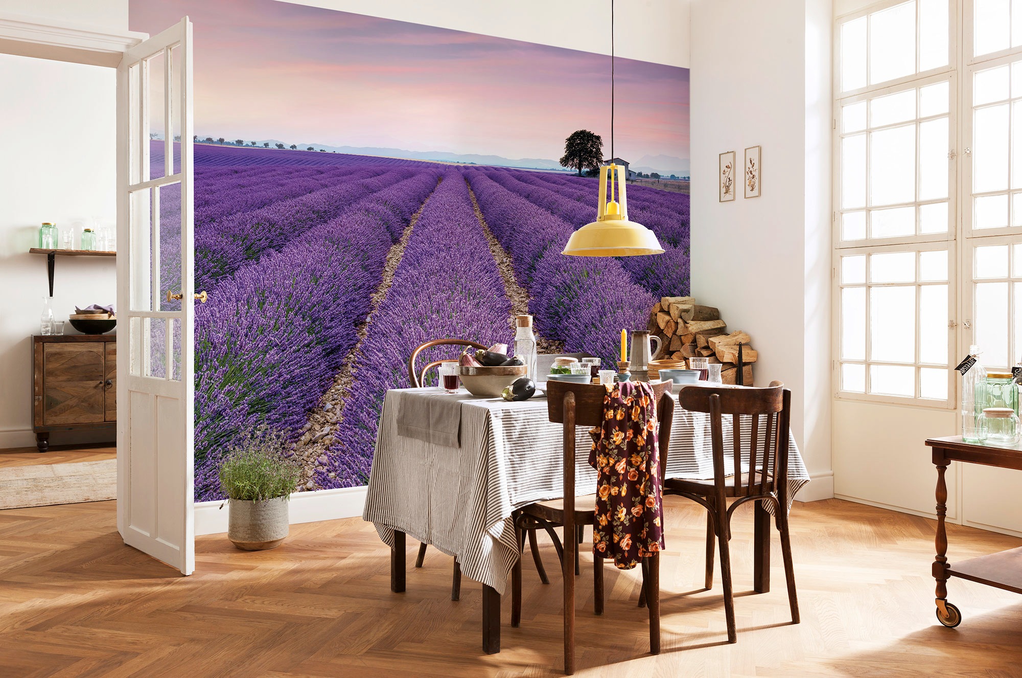 Image of Komar Fototapete "Vlies Fototapete - Provence - Grösse 400 x 260 cm" Motiv bedruckt glatt