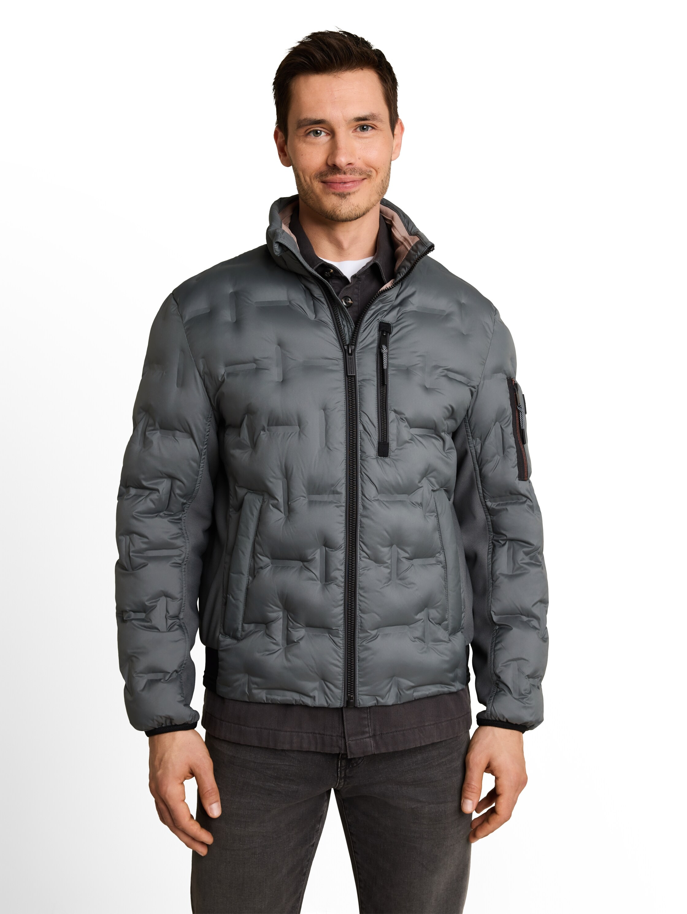 Image of TOM TAILOR Steppjacke ohne Kapuze mit Stehkragen udn Reissverschluss