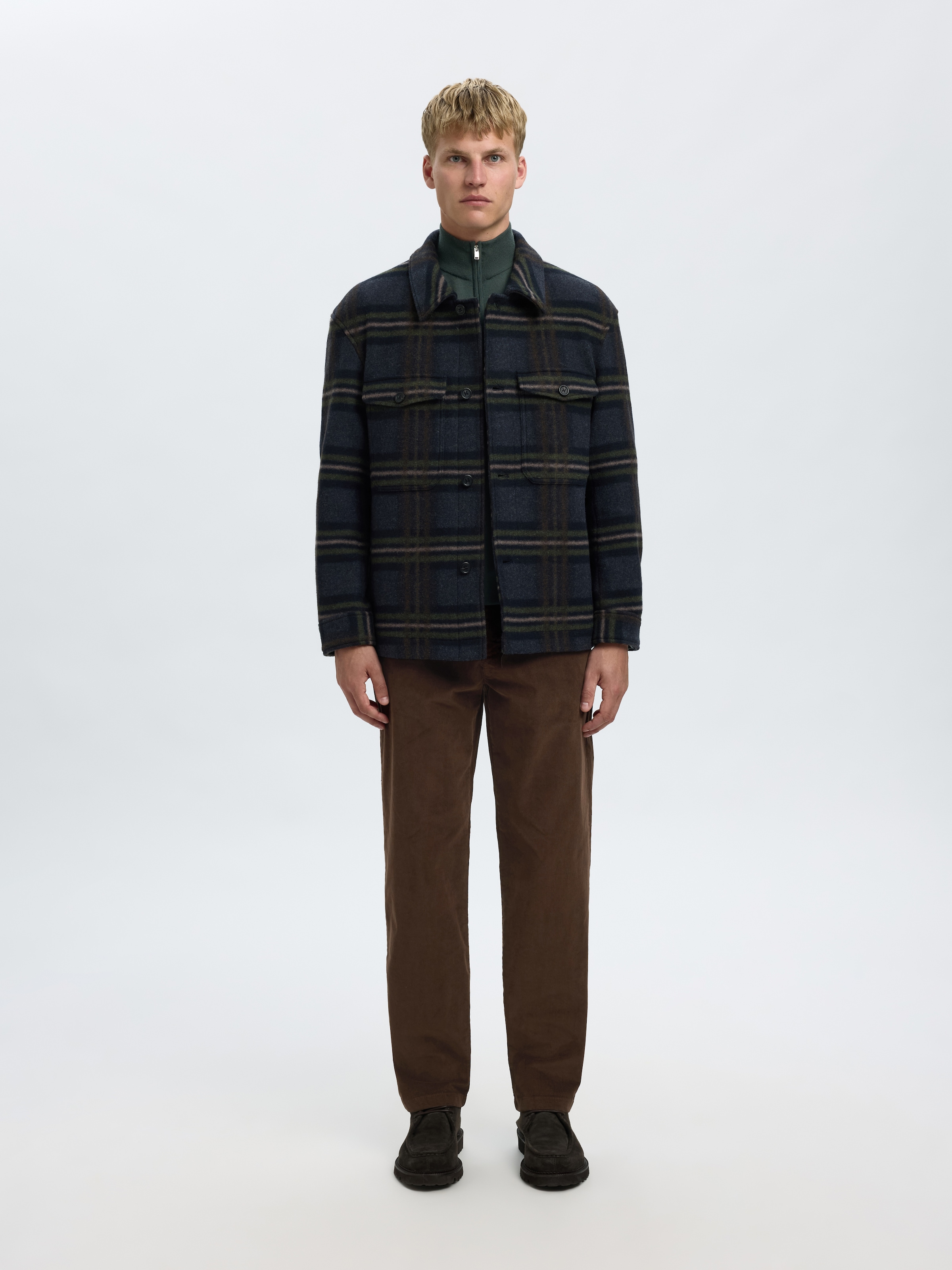 SELECTED HOMME Pantalon en velours côtelé »SLH196-STRAIGHT MILES CORD PANT W NOOS«