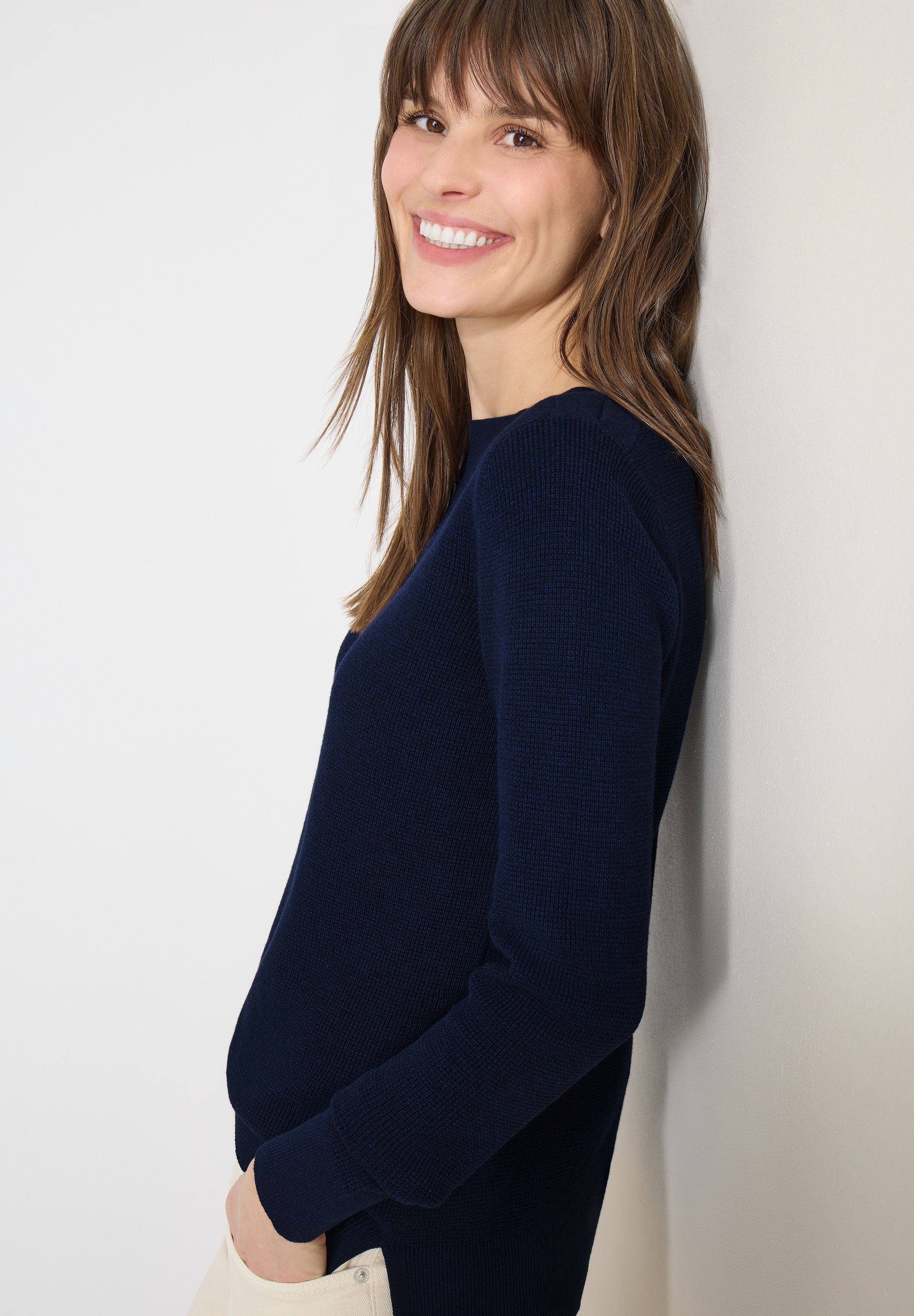 Cecil Pull en tricot mit U-Boot-Ausschnitt