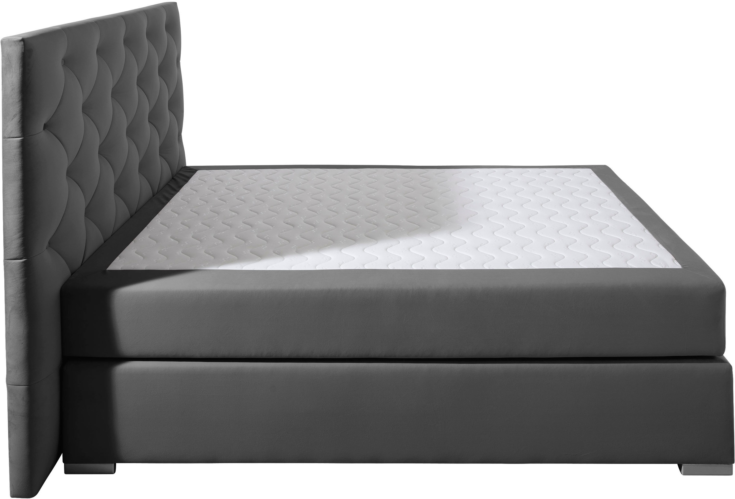 Home affaire Boxspringbett »Chalon, in verschiedenen Breiten«, inkl. Topper, wahlweise in H2, H3 oder H4 erhältlich