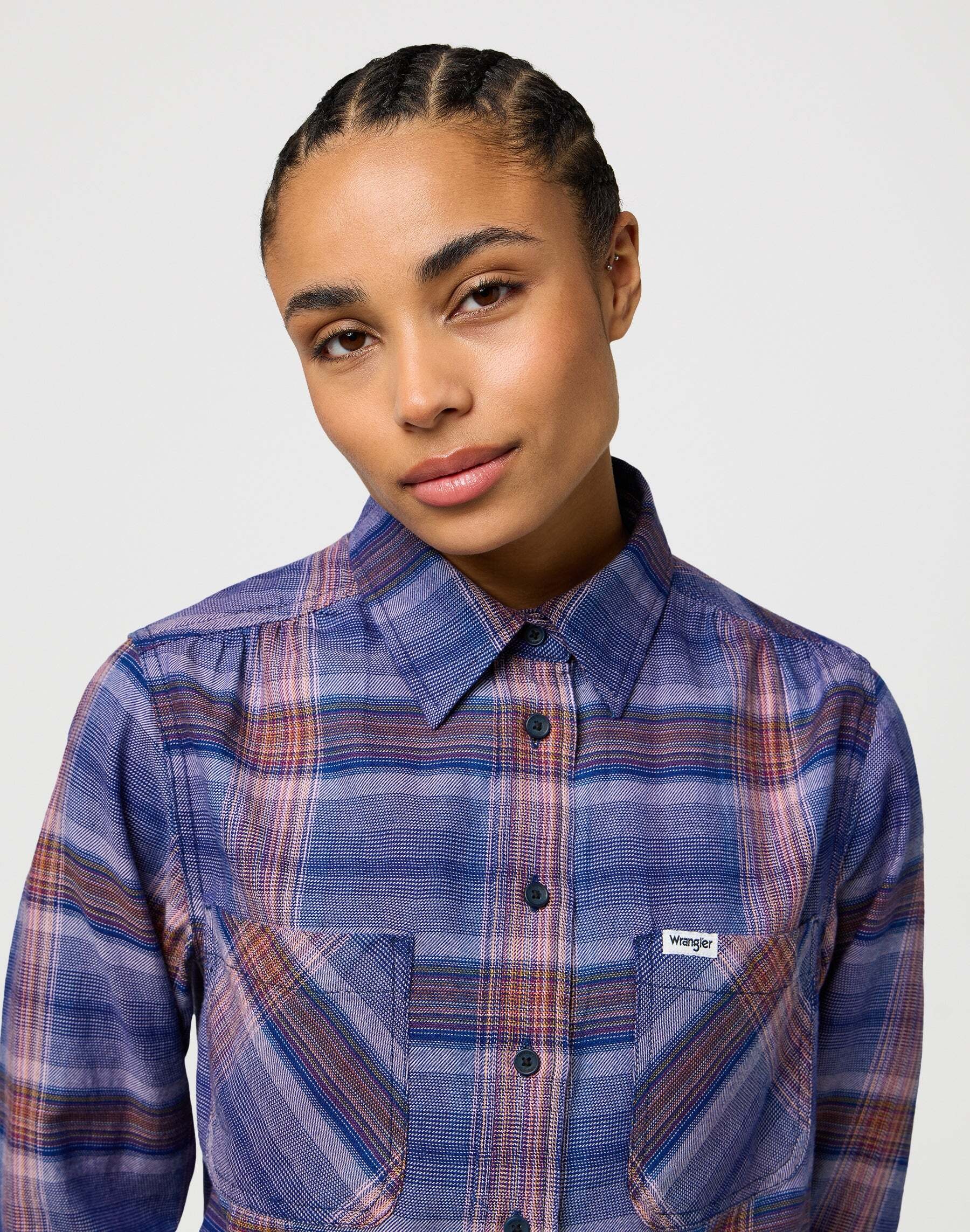 Wrangler Langarmbluse »WRANGLER Langarmhemd Femme Western Shirt«