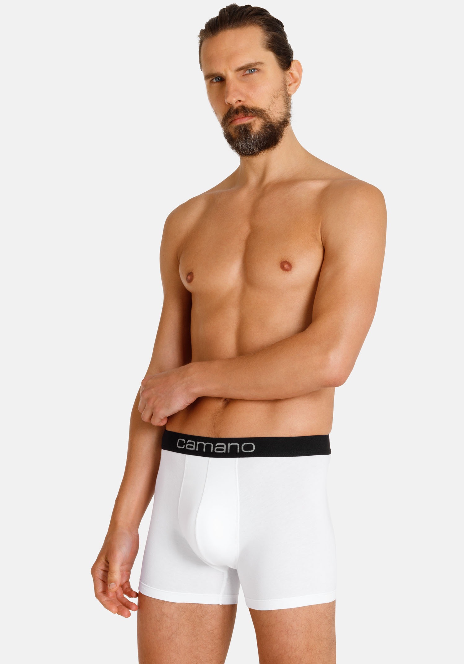 Camano Boxershorts »comfort« 6er Pack,  mit Stretch-Logobund