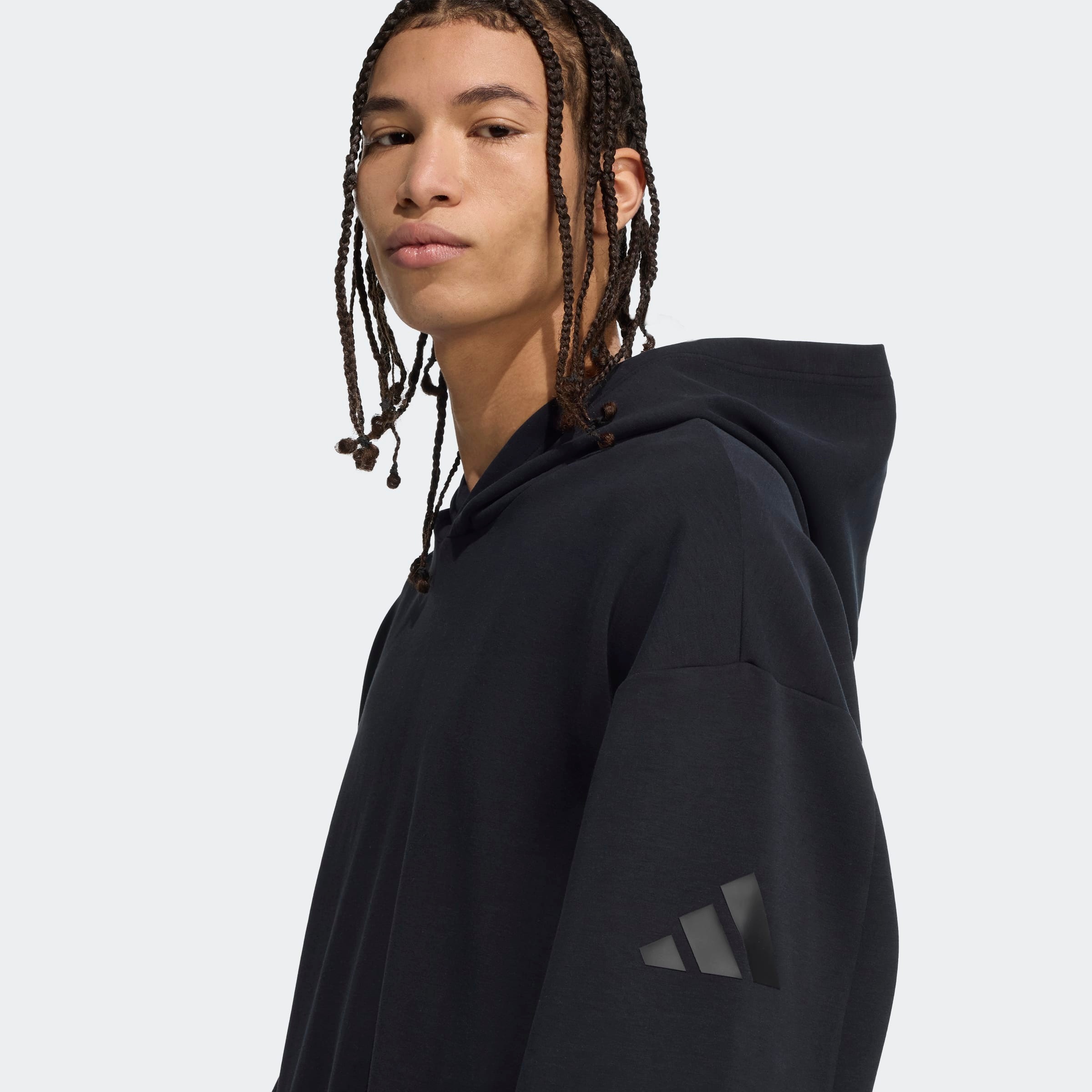 adidas Sportswear Sweat à capuche »SOFT LUX HOODIE«, avec capuche, pour mode sportive et loisirs, avec imprimé logo 3 bandes
